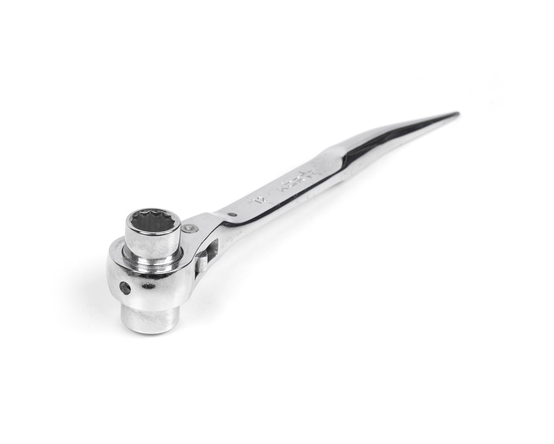 Ключ коликовый торцевой трещоточный 12х14 хром HORTZ