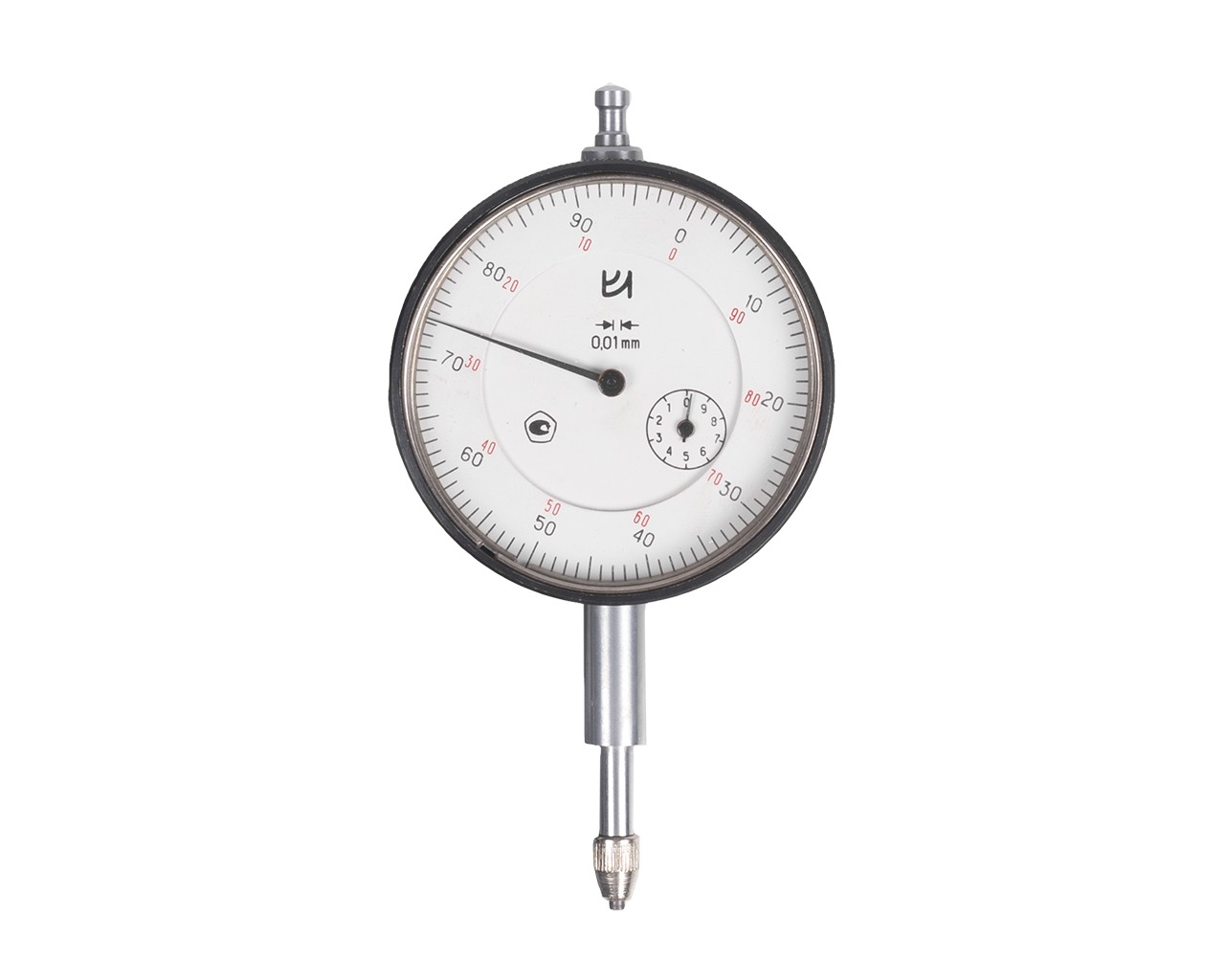 Индикатор часового типа 0- 10 0.01 с ушком КировИнструмент кл.0