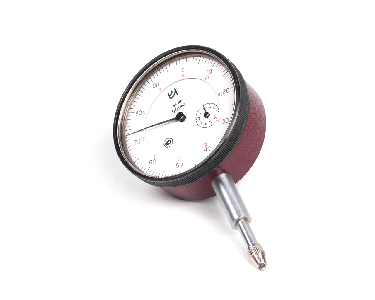 Индикатор часового типа 0- 10 0.01 с ушком КировИнструмент кл.0