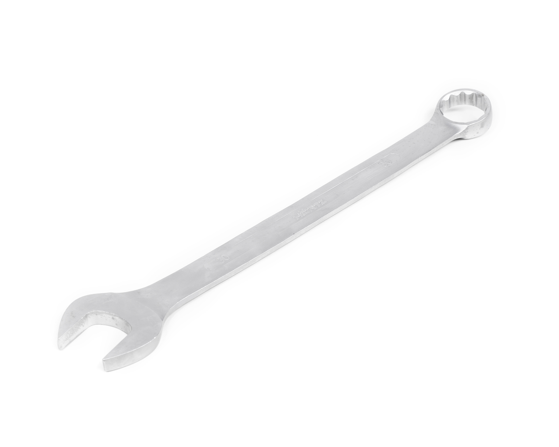 Ключ гаечный комбинированный 30х30 мм сатин финиш HORTZ