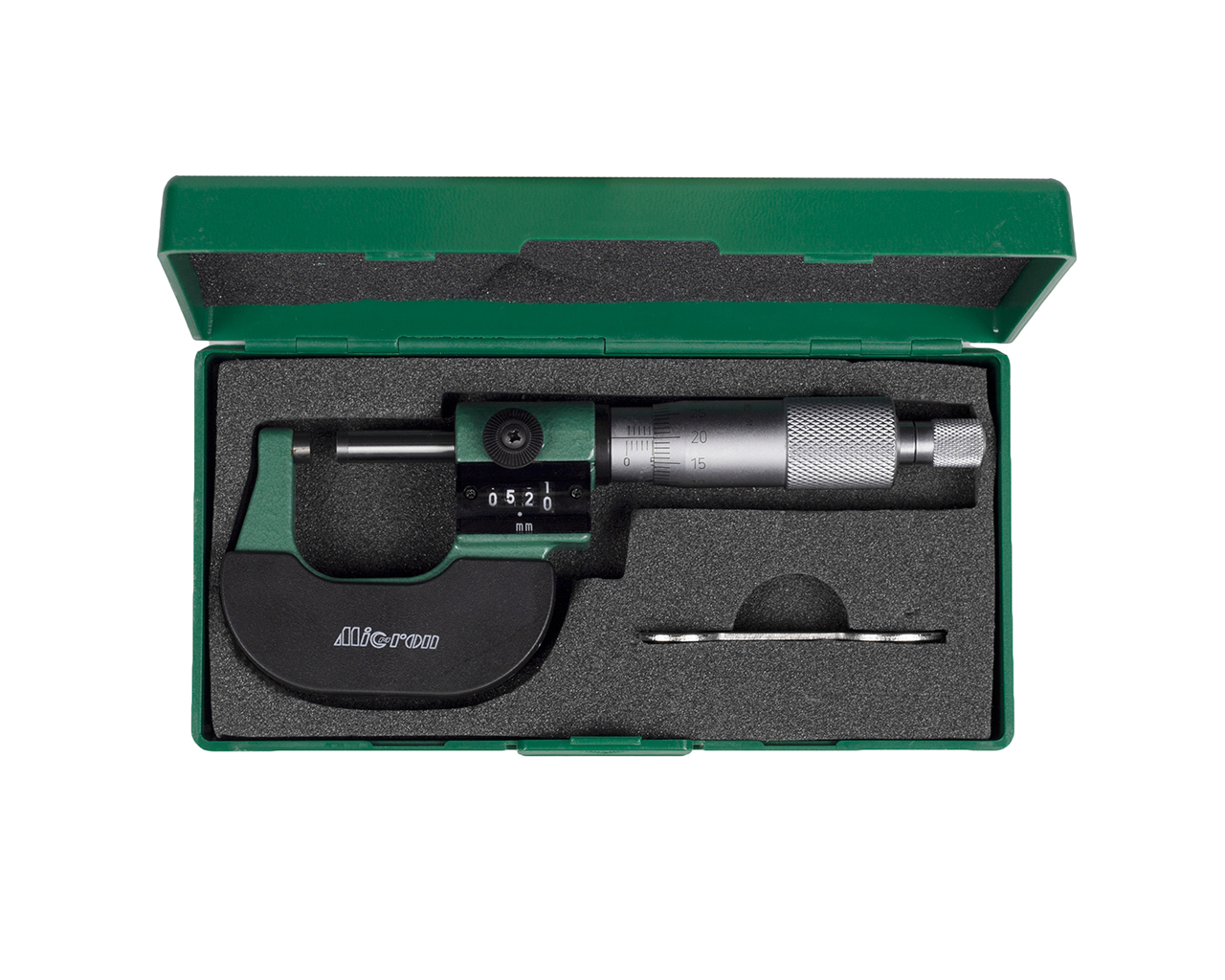 Микрометр с механическим бегунком МКЦМ- 25 0,01 с калибровкой Микрон