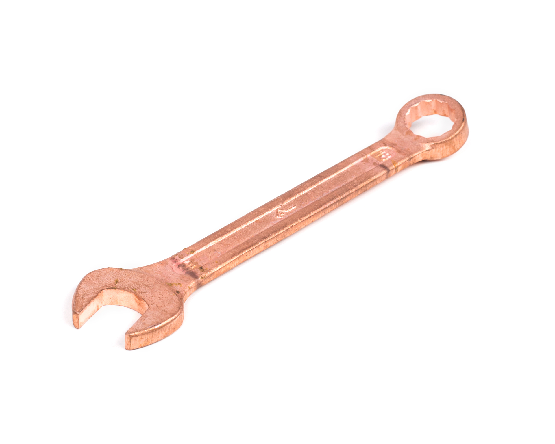 Ключ гаечный комбинированный 18х18 мм омеднение