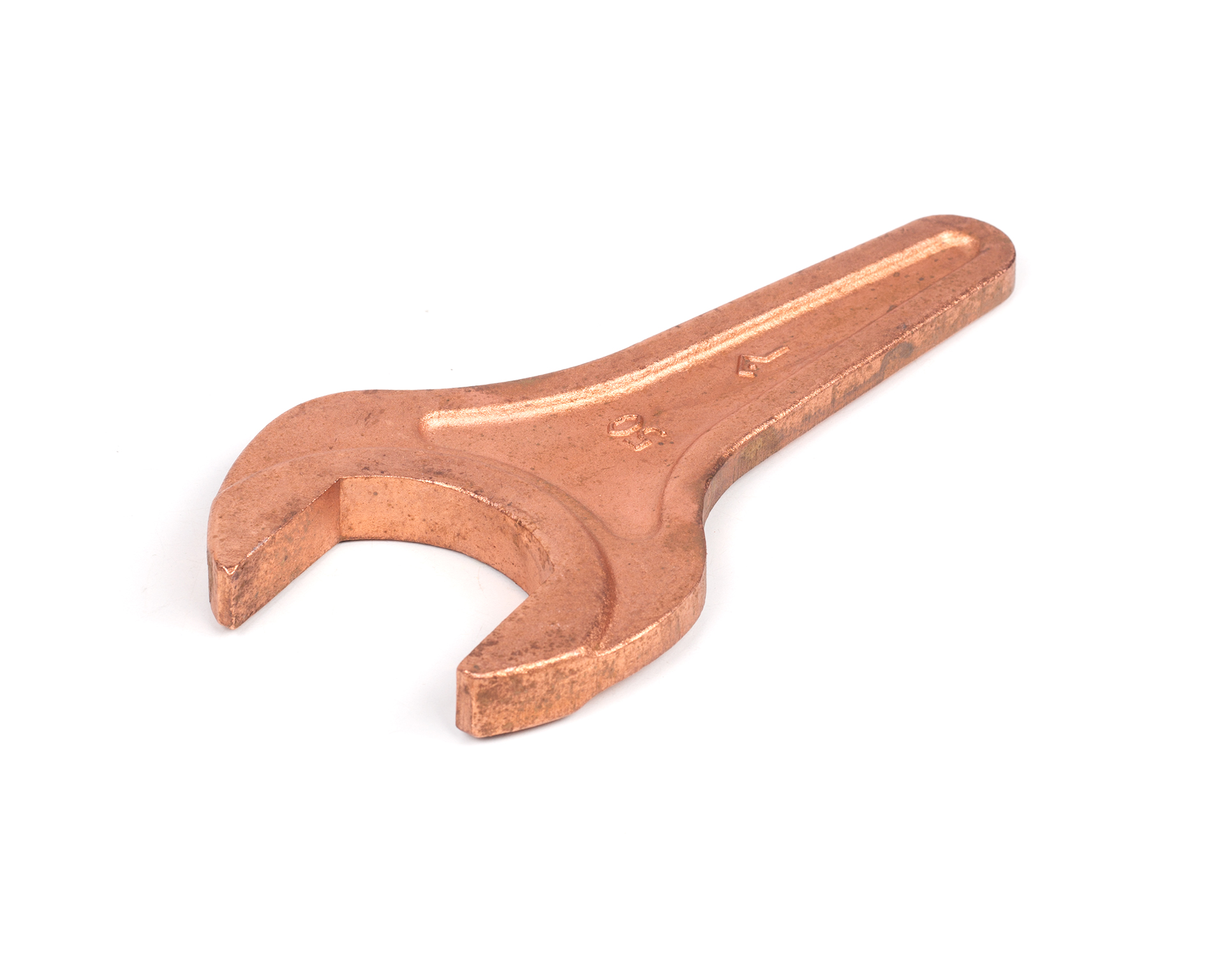 Ключ гаечный рожковый односторонний 50 мм омеднение