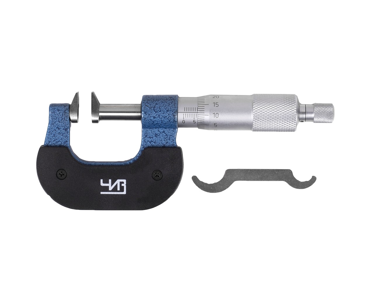 Микрометр зубомерный МЗ-УС-25 0,01 мм с усеченными пяткой и винтом ЧИЗ