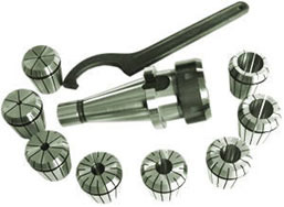 Патрон цанговый КМ5 с набором цанг ER32 из 6шт(6-20мм)