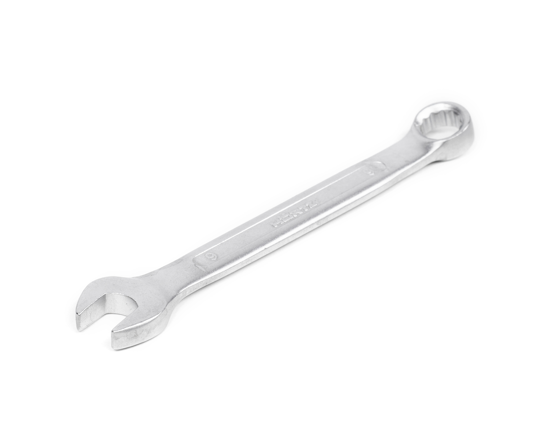 Ключ гаечный комбинированный 9х9 мм сатин финиш HORTZ