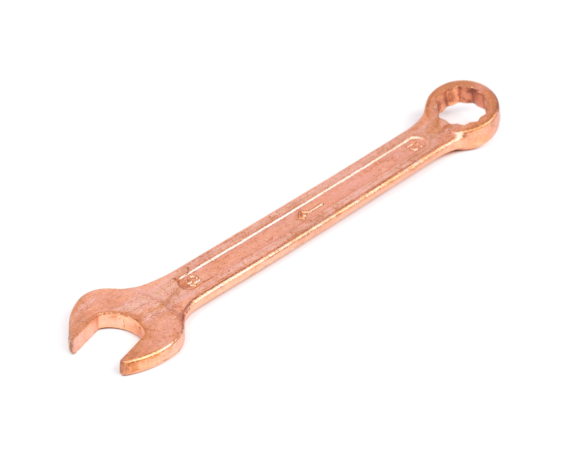 Ключ гаечный комбинированный 15х15 мм омеднение