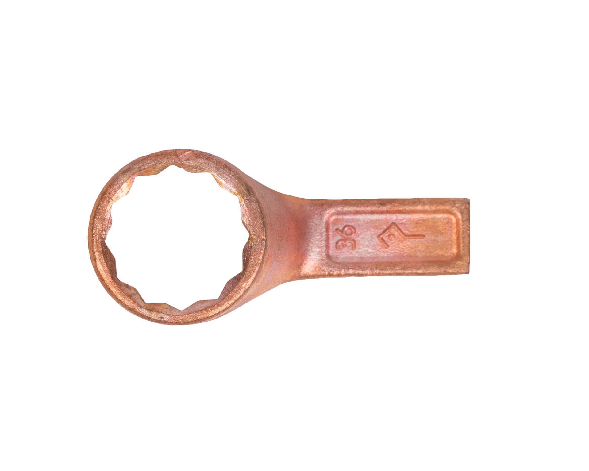 Ключ накидной односторонний 36 мм омеднение