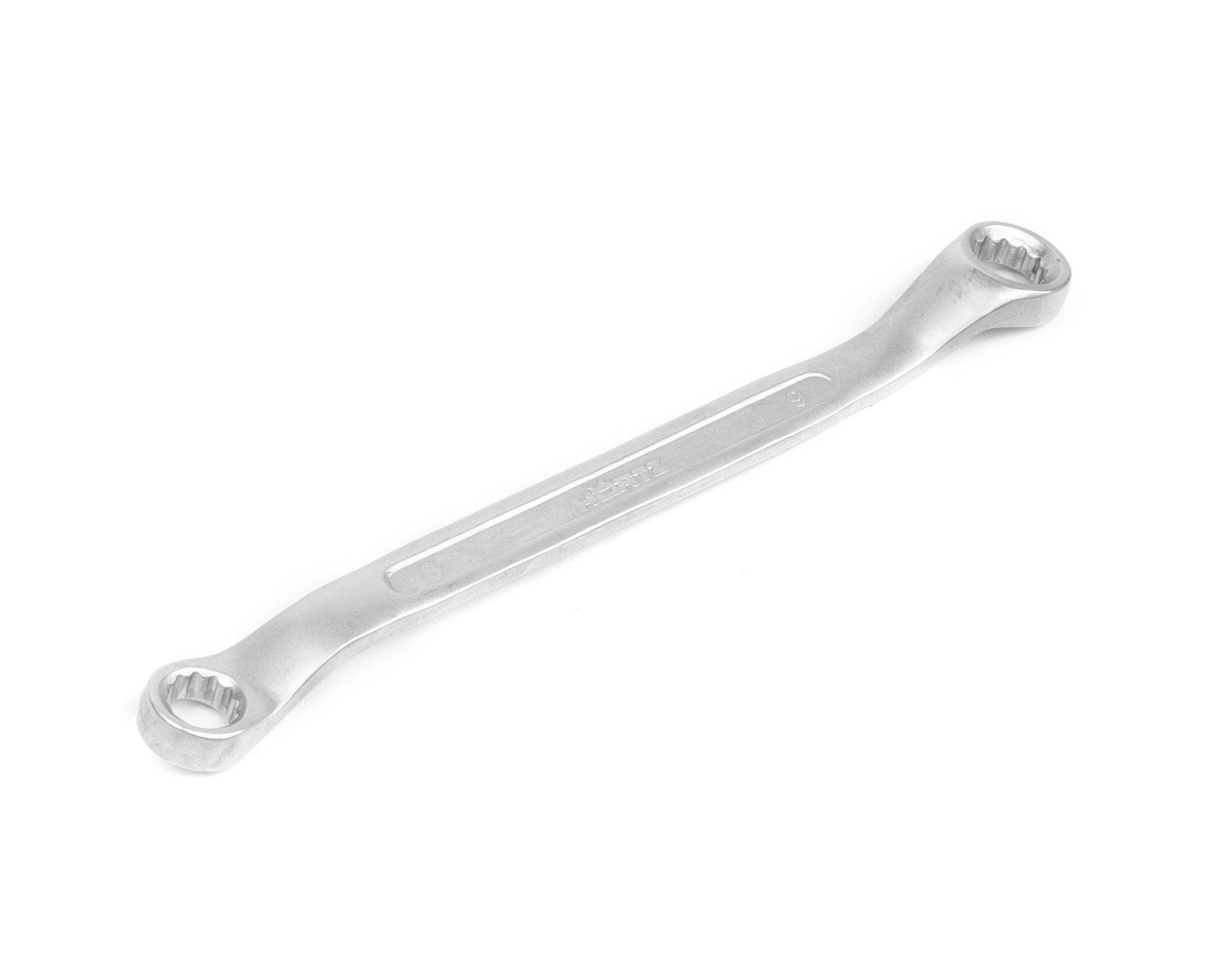 Ключ накидной двусторонний 8х9 мм хромирование HORTZ