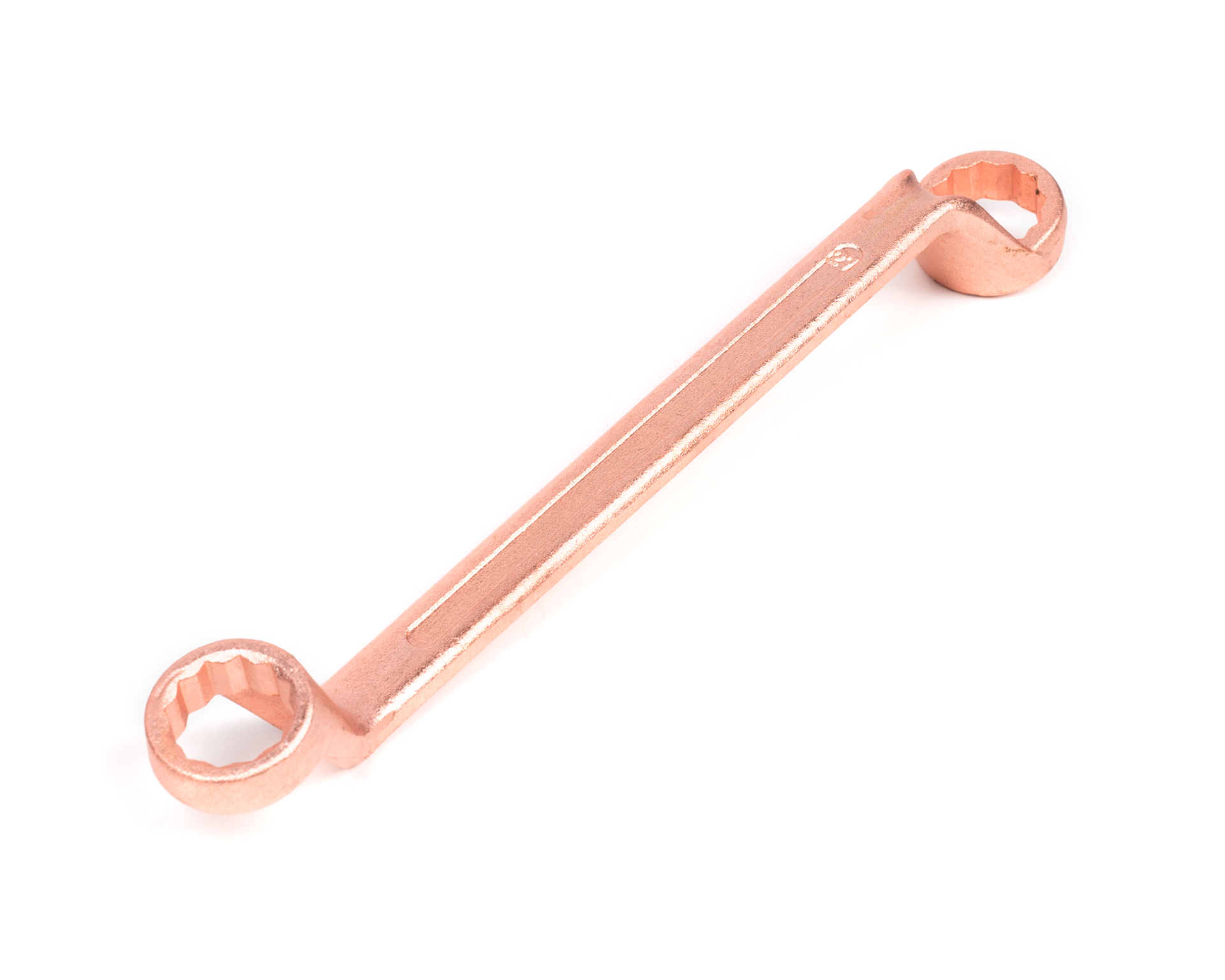 Ключ накидной двусторонний 24х27 мм омеднение