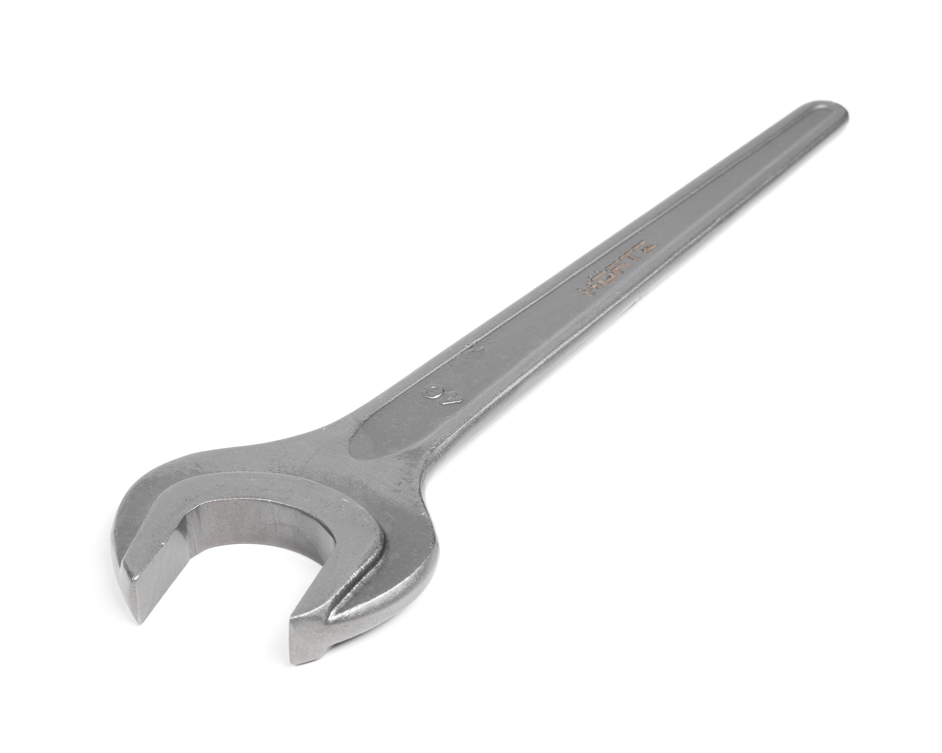 Ключ гаечный рожковый односторонний 46 мм длинная ручка HORTZ