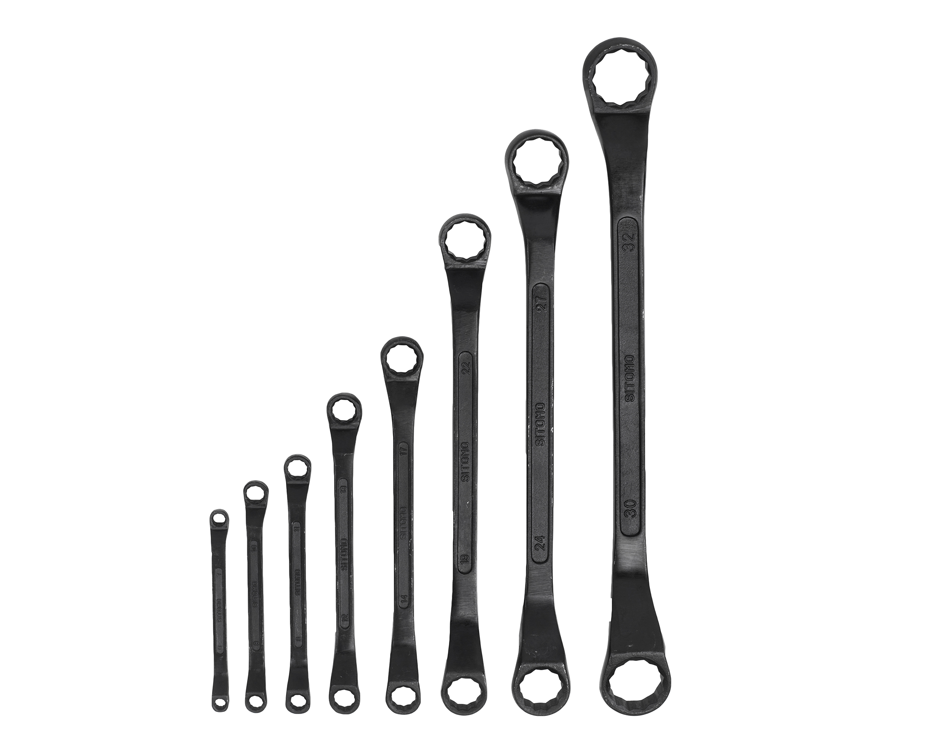 Набор ключей накидных двусторонних 8 шт. (6-32) SITOMO