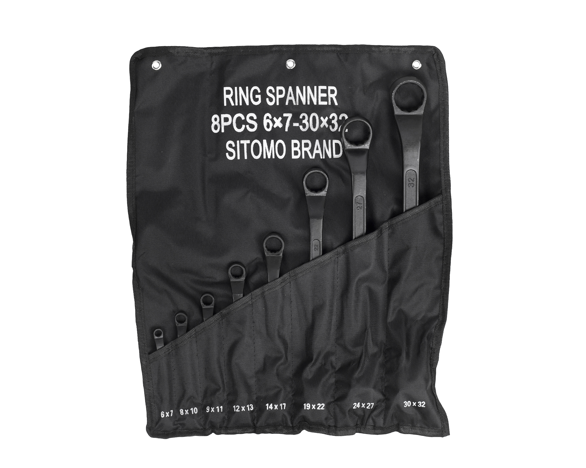 Набор ключей накидных двусторонних 8 шт. (6-32) SITOMO