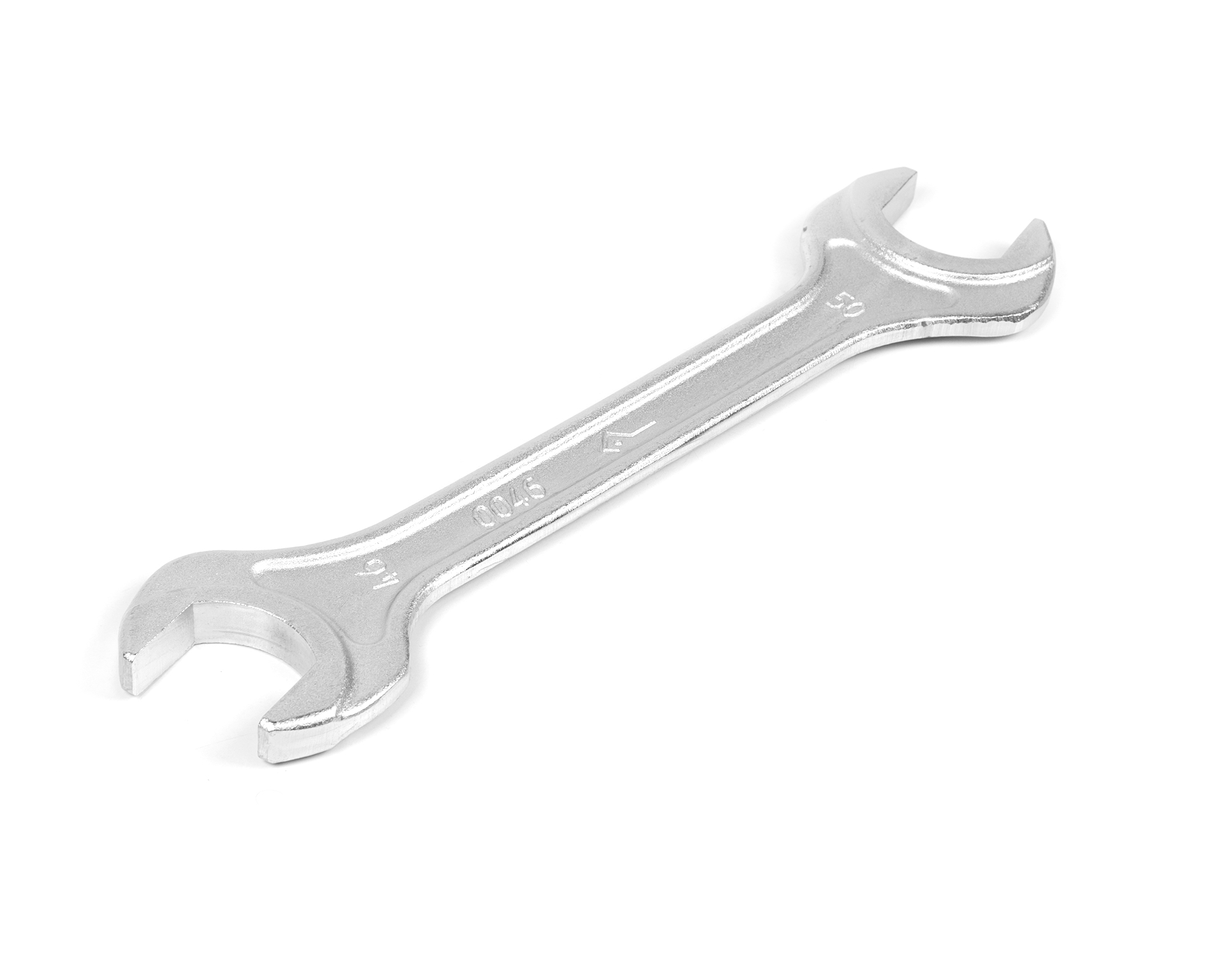 Ключ гаечный рожковый двусторонний 46х50 мм оцинкованный ГОСТ 2839-80 (7811-0046)