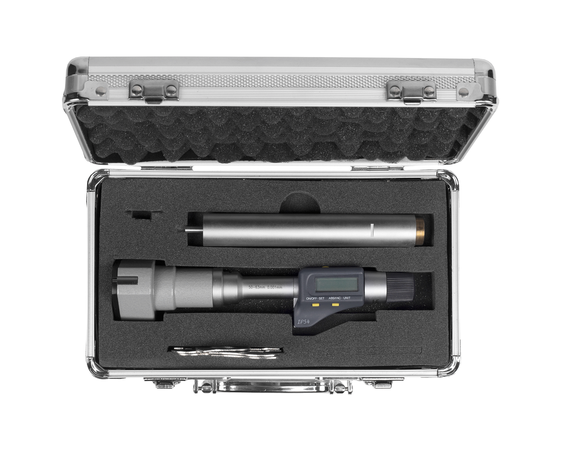 Нутромер микрометрический 3-точечный электронный 50- 63 0,001 у/к Микрон