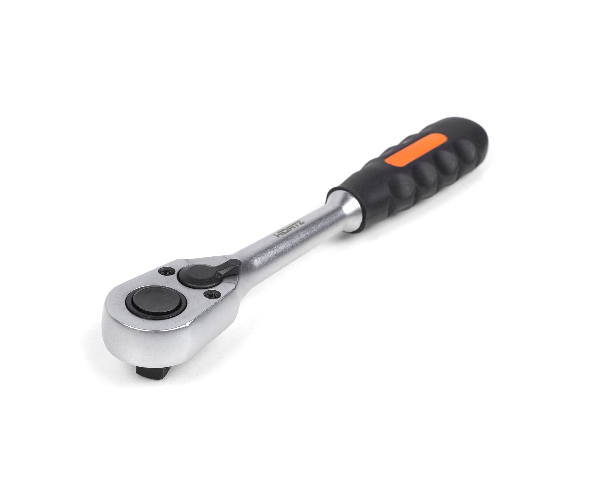 Ключ трещоточный 1/4 с переключателем HORTZ