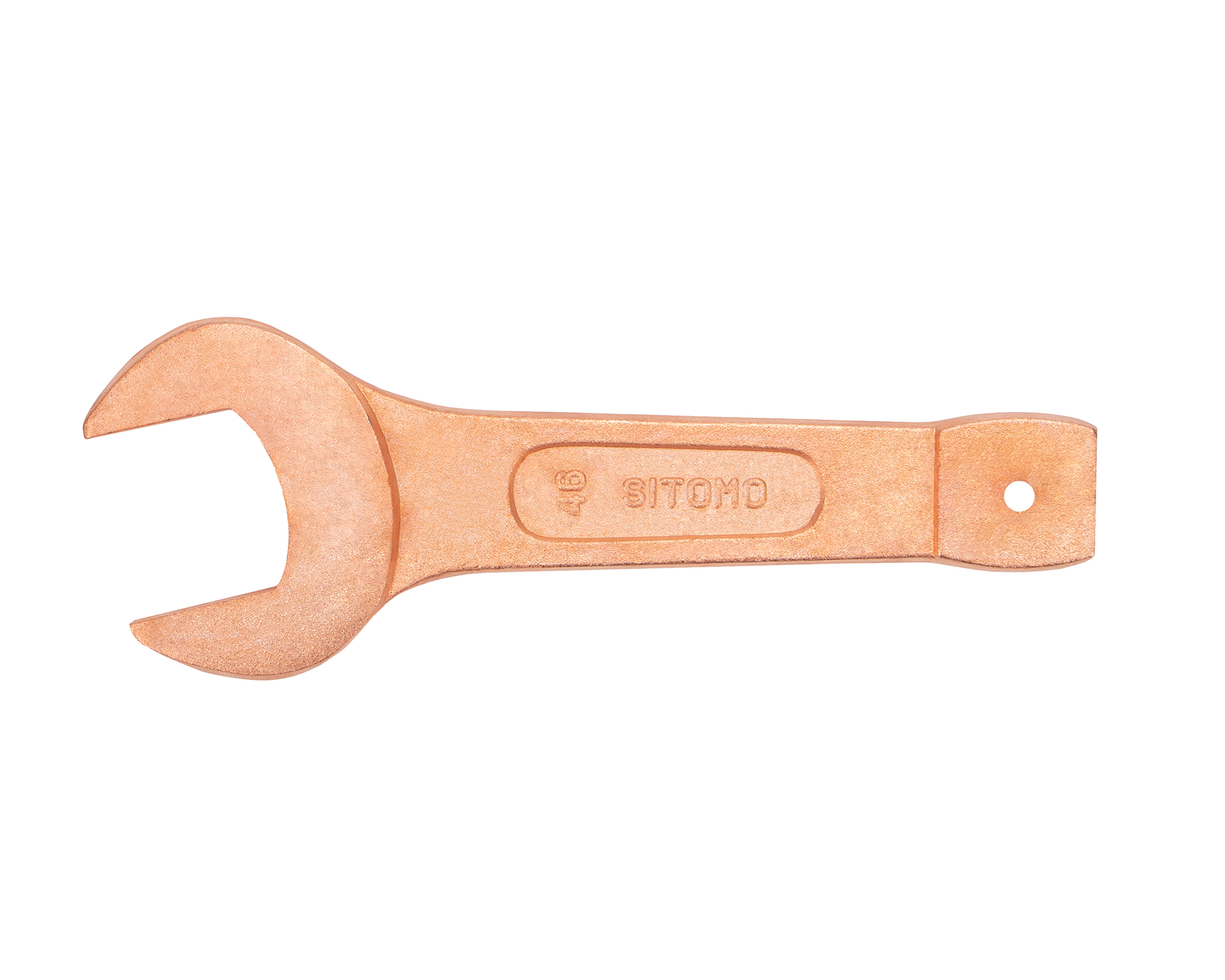 Ключ гаечный рожковый односторонний ударный 46 мм омеднение SITOMO