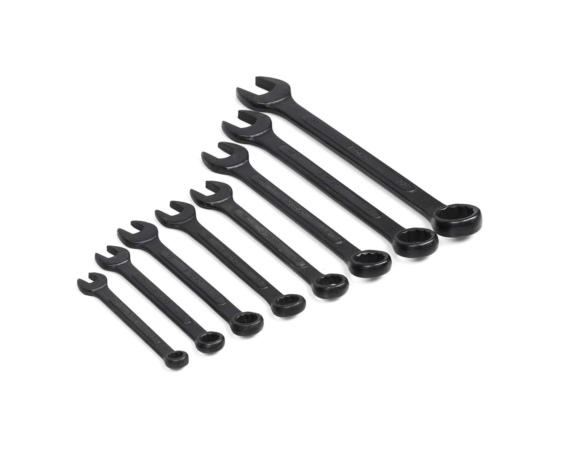 Набор ключей гаечных комбинированных 8 шт. (8-22) в клипсе SITOMO