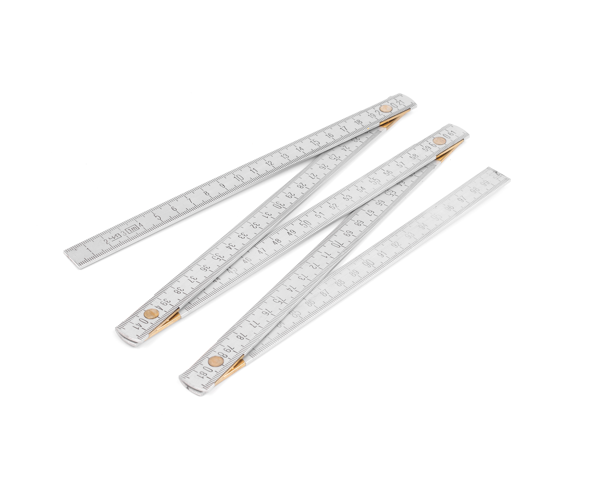 Метр складной ЧИЗ (алюминиевый)