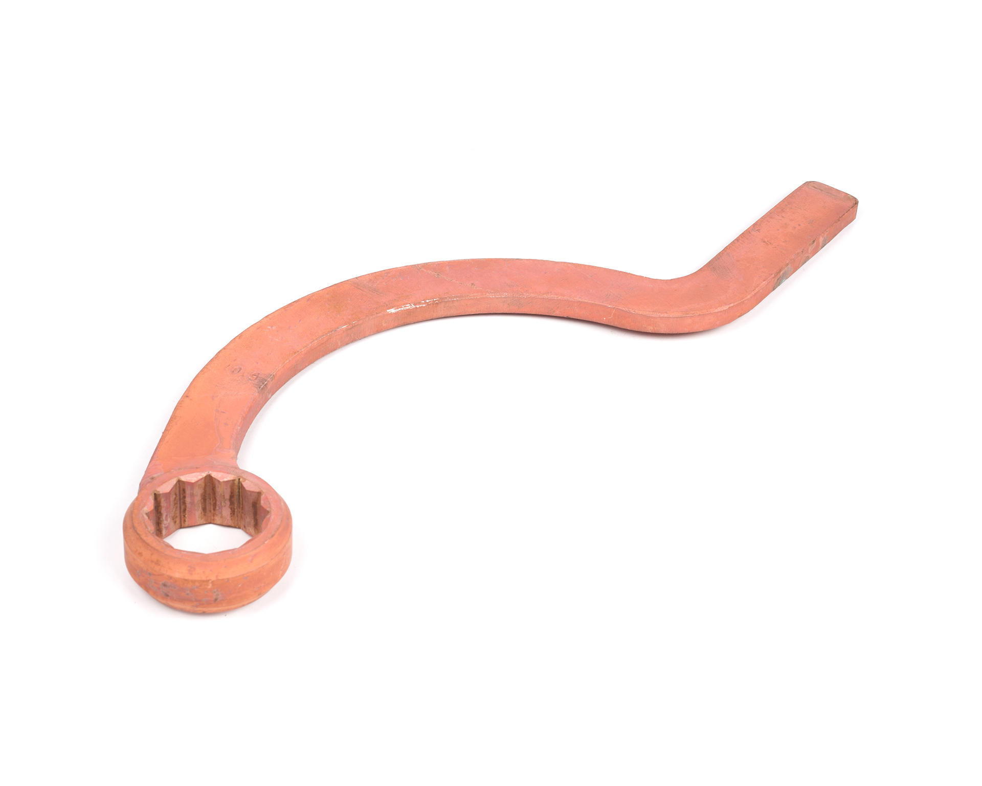 Ключ накидной серповидный 50 мм омеднение