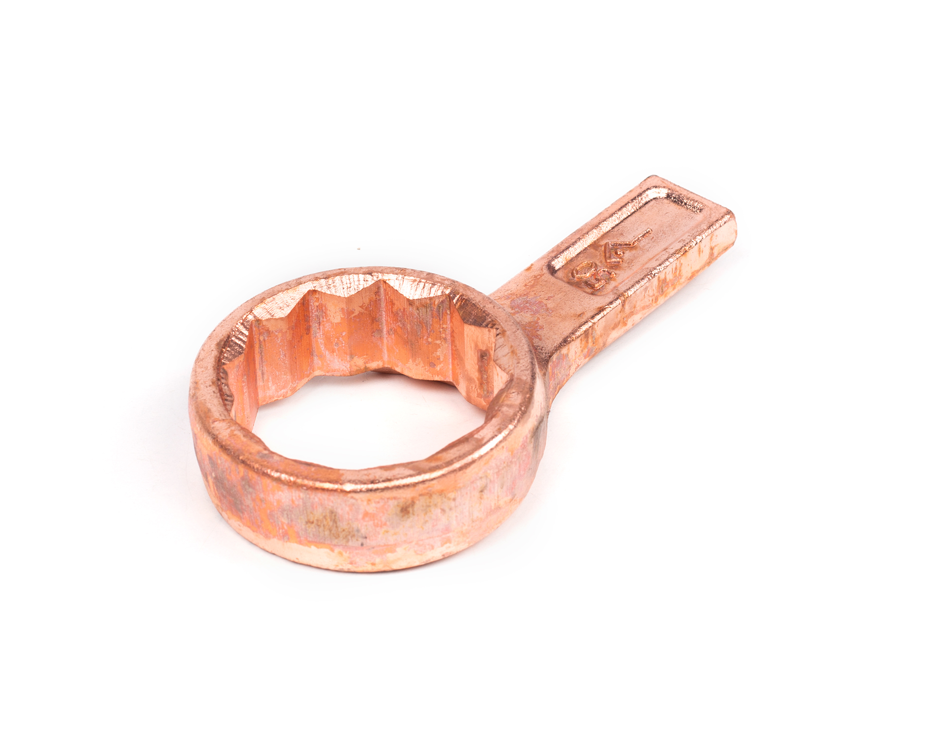 Ключ накидной односторонний 50 мм омеднение