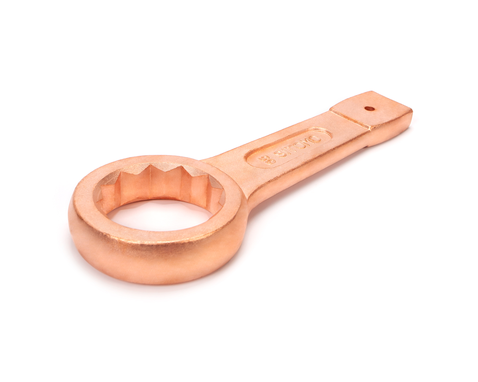 Ключ накидной односторонний ударный 65 мм омеднение SITOMO