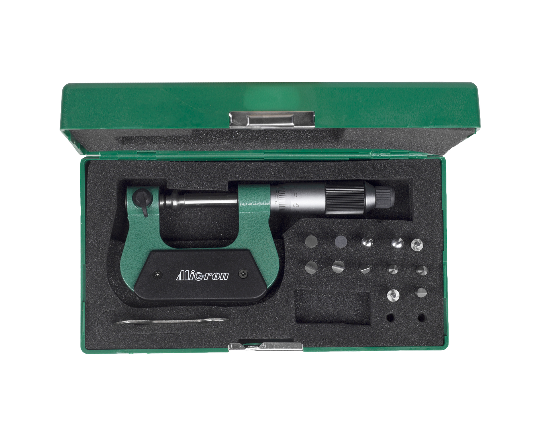 Микрометр универсальный МВУ- 25 0,01 с калибровкой Микрон