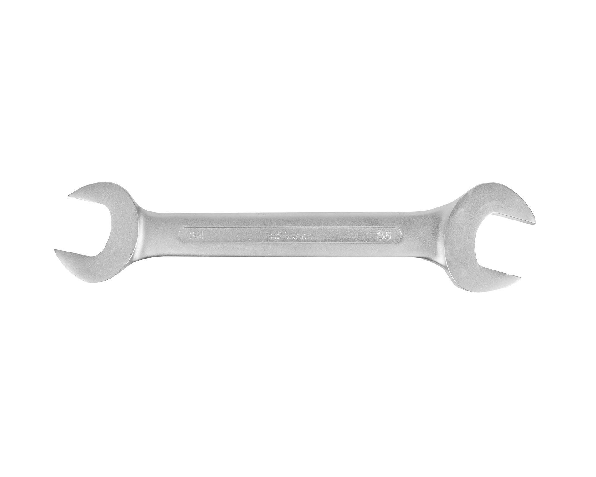 Ключ гаечный рожковый двусторонний 34х36 хромирование HORTZ (7811-0482)