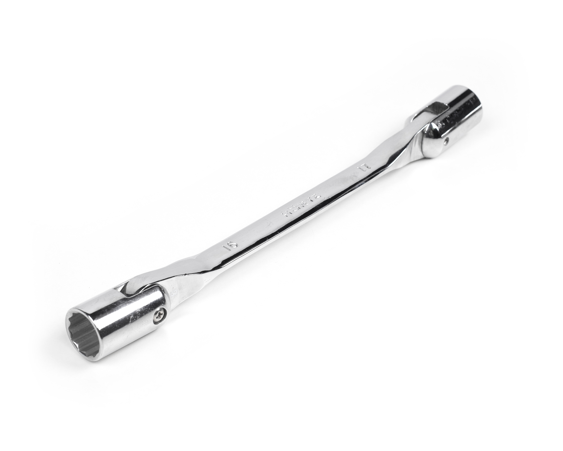 Ключ торцевой шарнирный 16х17 хром HORTZ