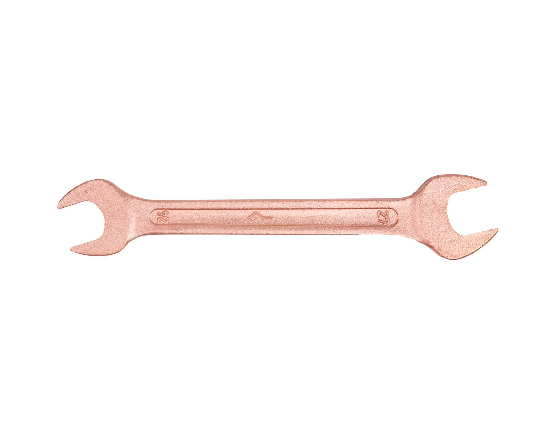 Ключ гаечный рожковый двусторонний 24х27 мм омеднение (7811-0026)