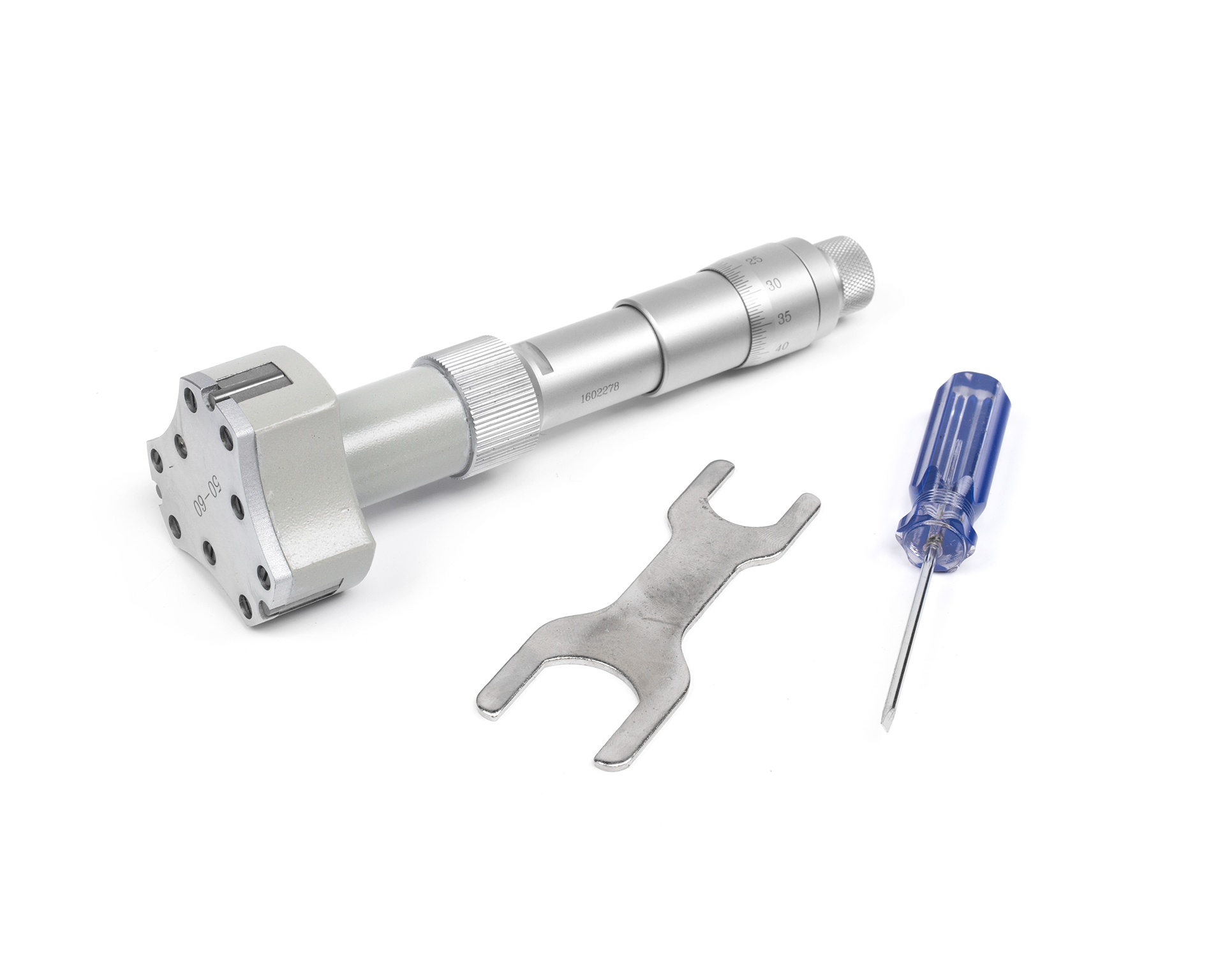 Нутромер микрометрический 3-точечный 50-60 0,005 у/к Микрон