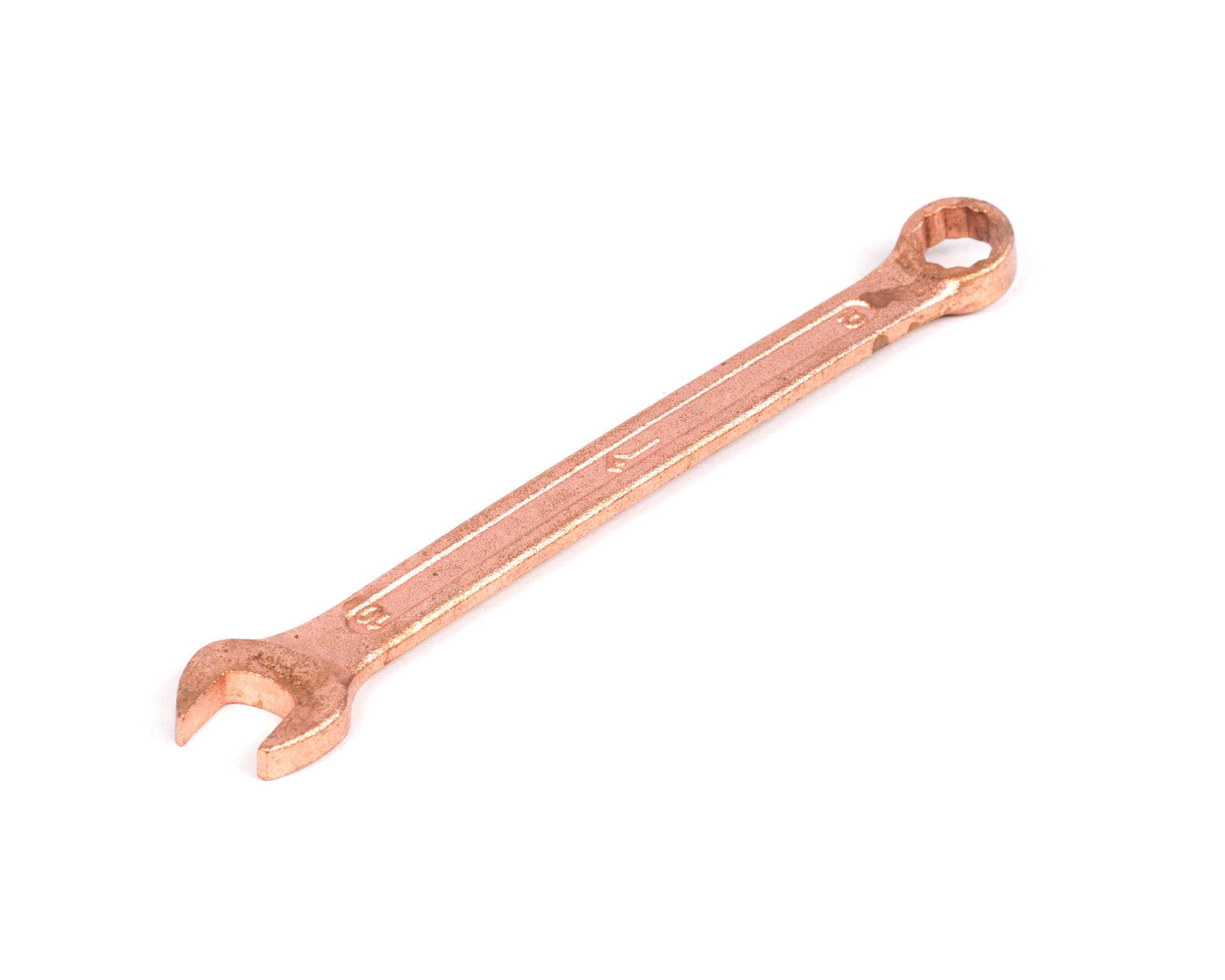 Ключ гаечный комбинированный 10х10 мм омеднение