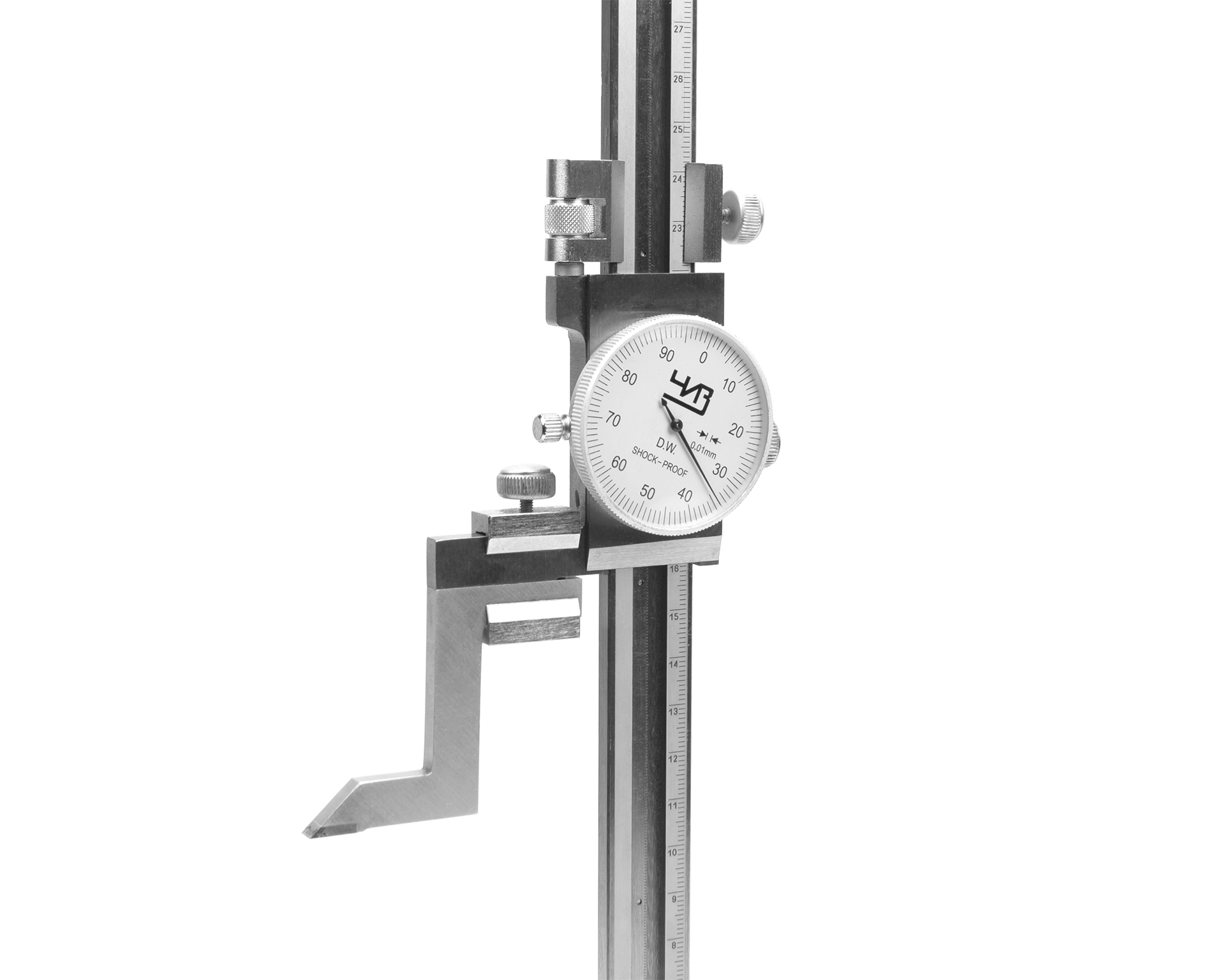 Штангенрейсмас ШРК- 300 0,01 с круг.шкалой ЧИЗ