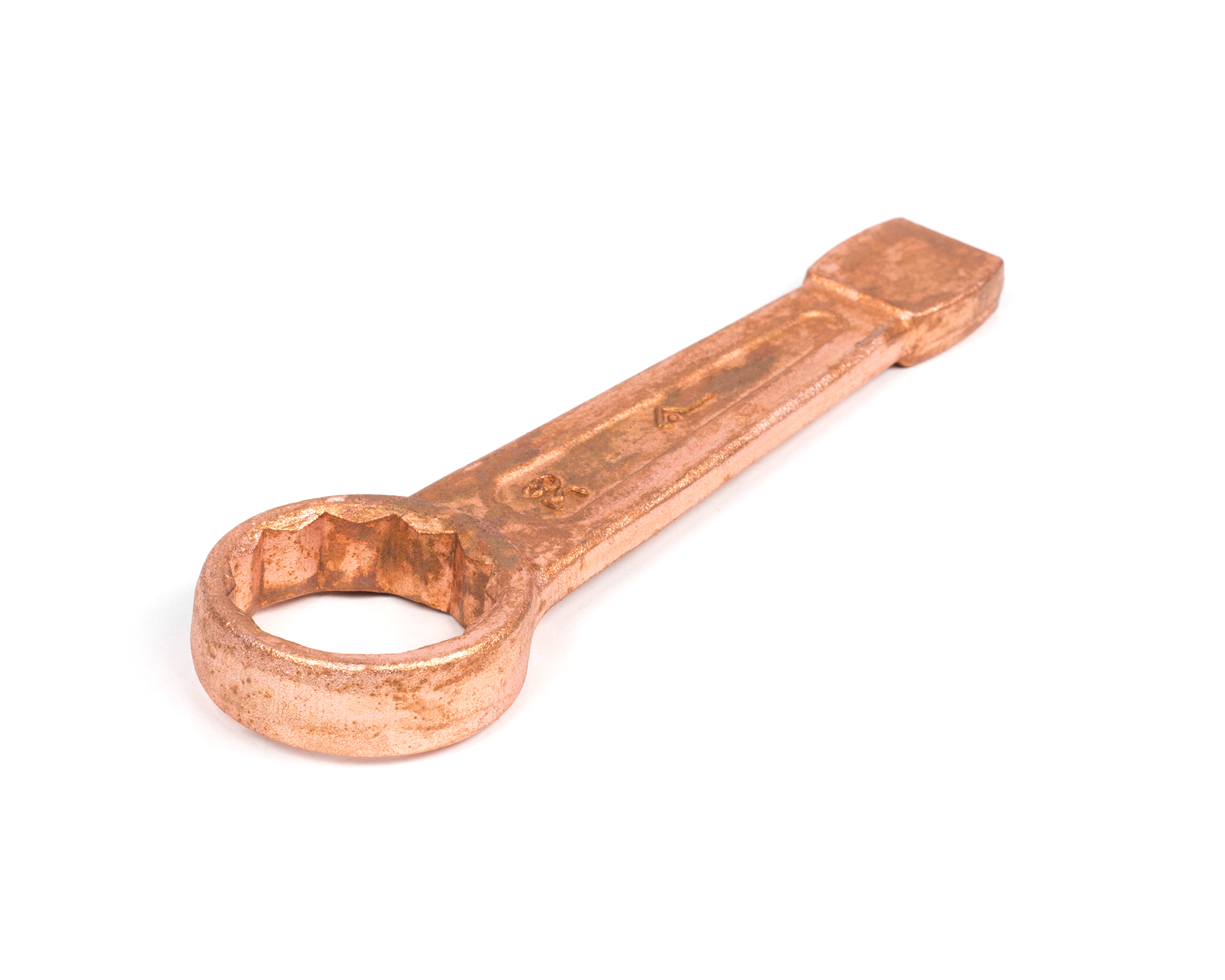 Ключ накидной односторонний ударный 38 мм омеднение