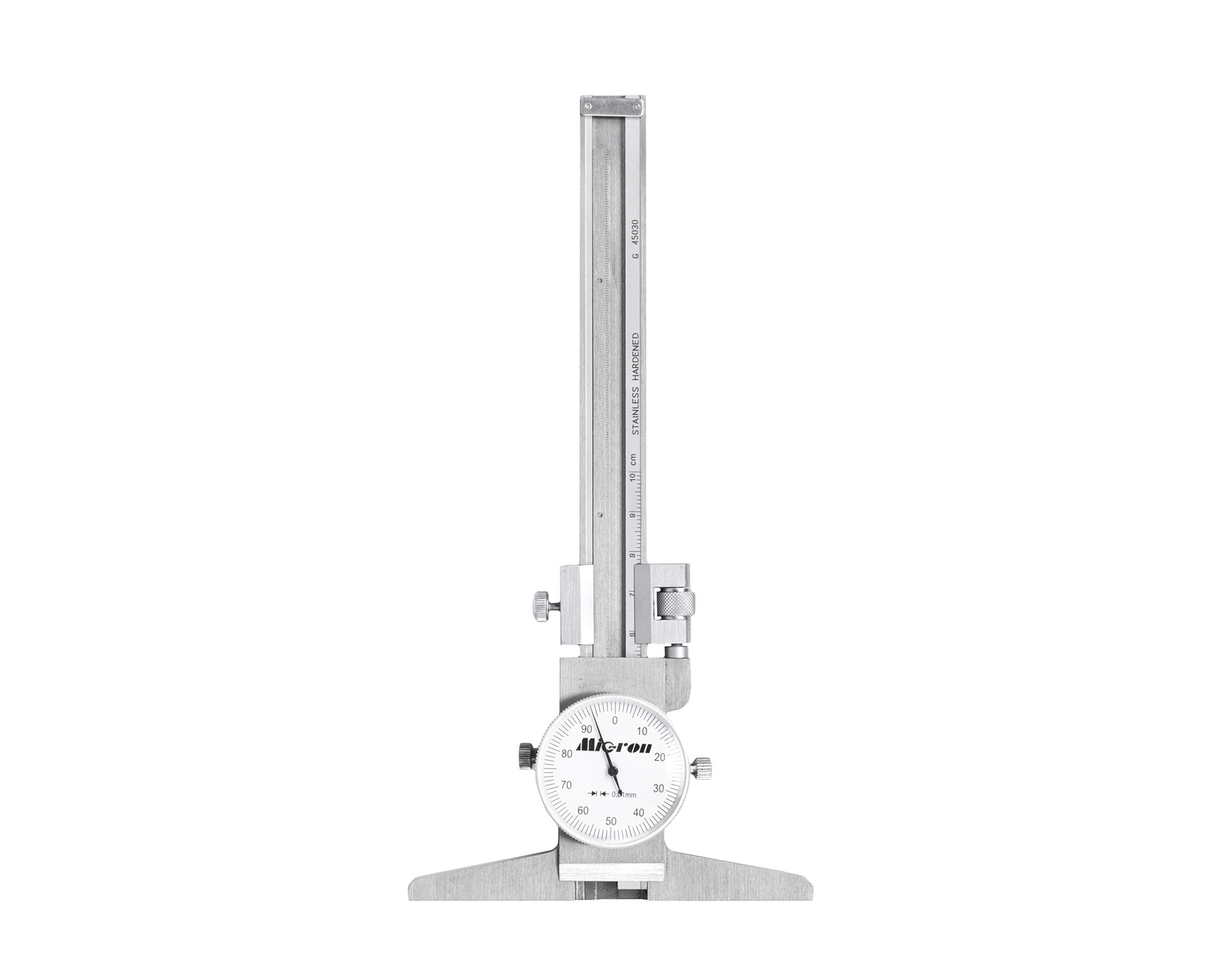 Штангенглубиномер ШГК- 100 0.01 с круговой шкалой Микрон
