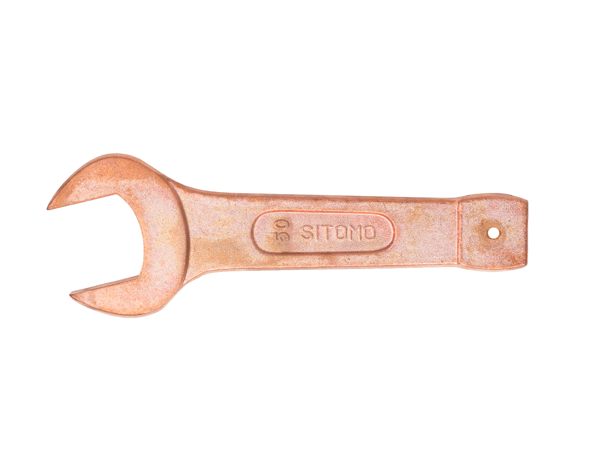 Ключ гаечный рожковый односторонний ударный 50 мм омеднение SITOMO