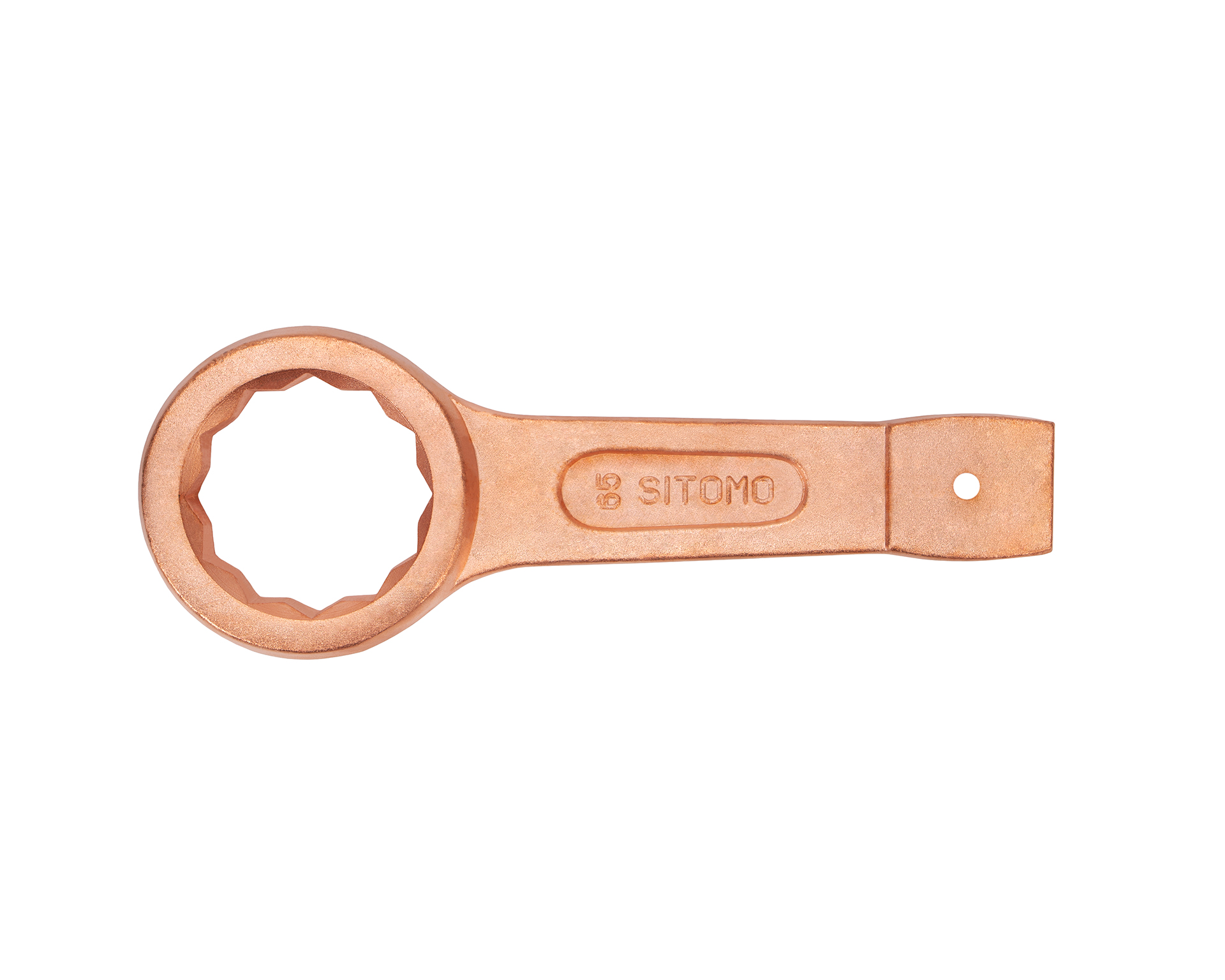 Ключ накидной односторонний ударный 65 мм омеднение SITOMO