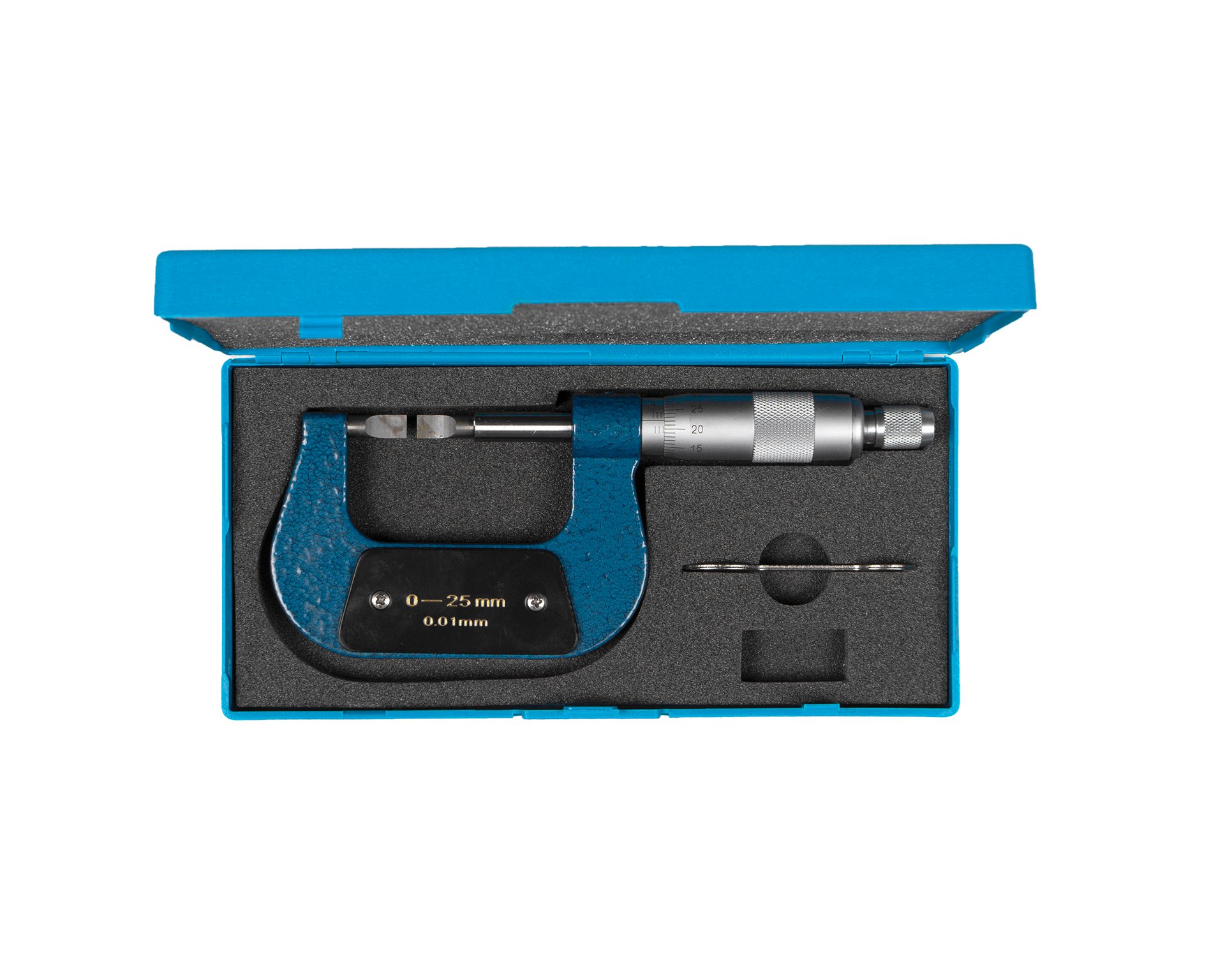 Микрометр трубный МК-НП- 125 0,01 с 2-мя ножевидными пяткaми SHAN