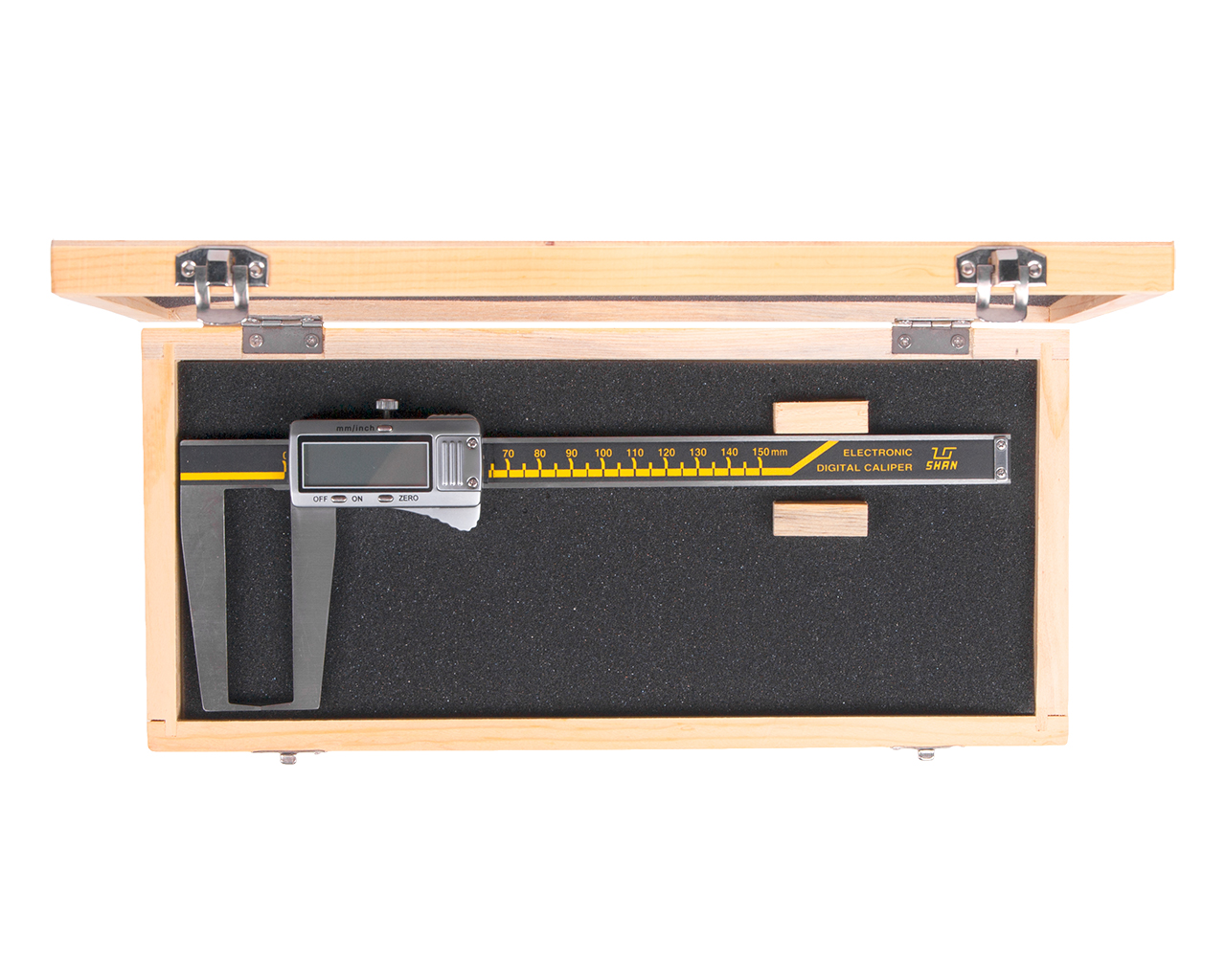 Штангенциркуль для наружных канавок ШЦЦСК-5-150 0,01 электронный с калибровкой SHAN