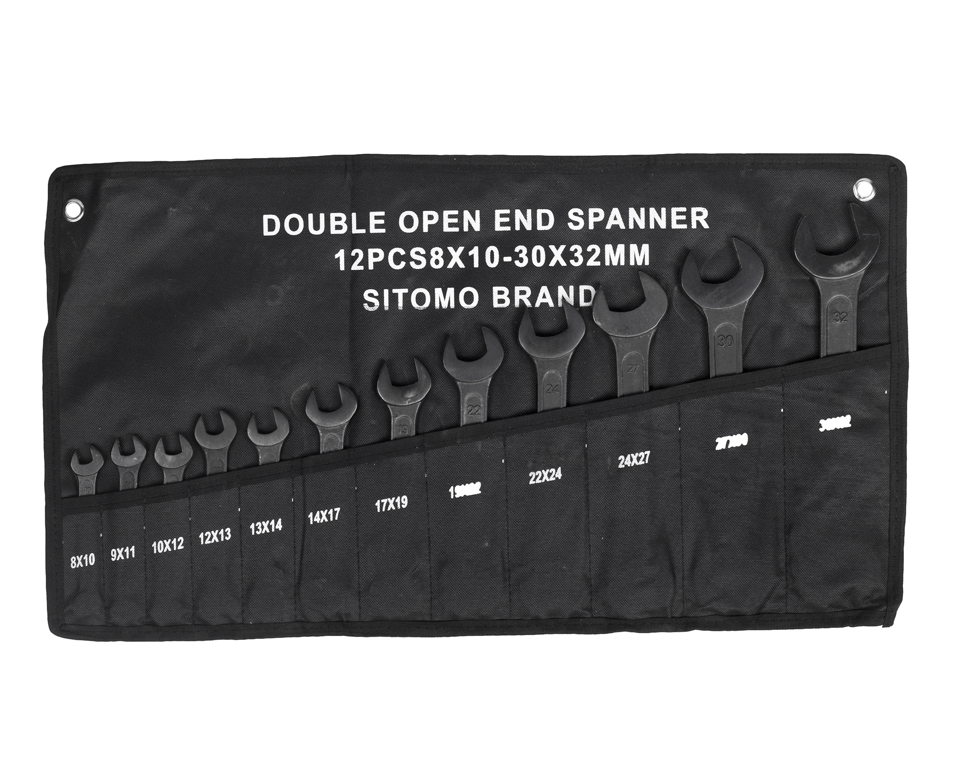 Набор ключей гаечных рожковых 12 шт. 8-32 брез. сум SITOMO