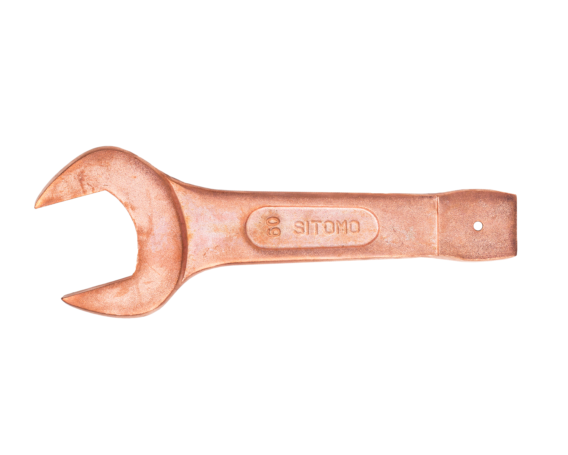 Ключ гаечный рожковый односторонний ударный 60 мм омеднение SITOMO