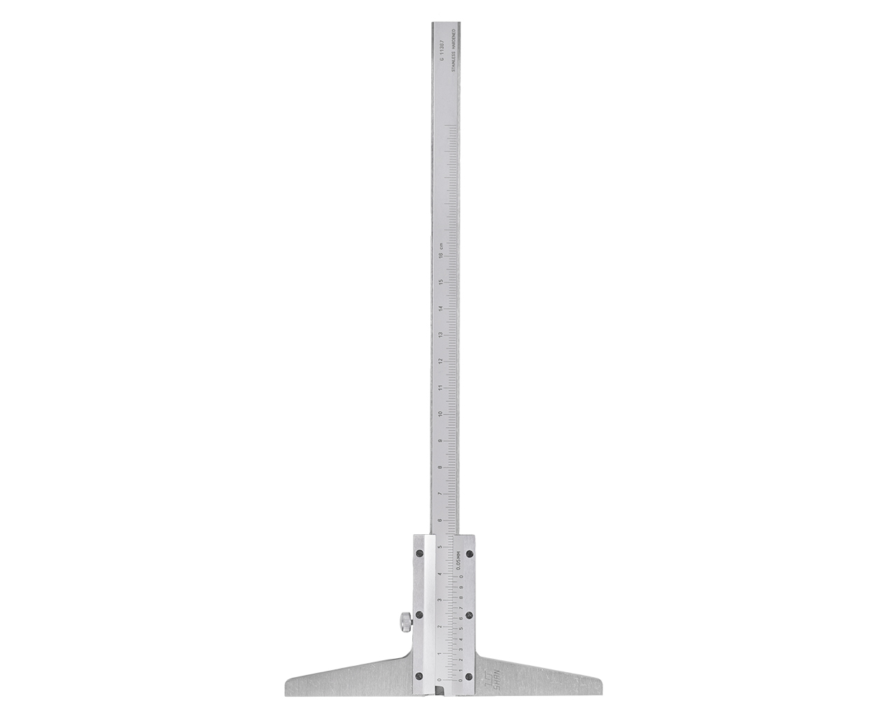 Штангенглубиномер ШГ -250-0.05 SHAN с калибровкой