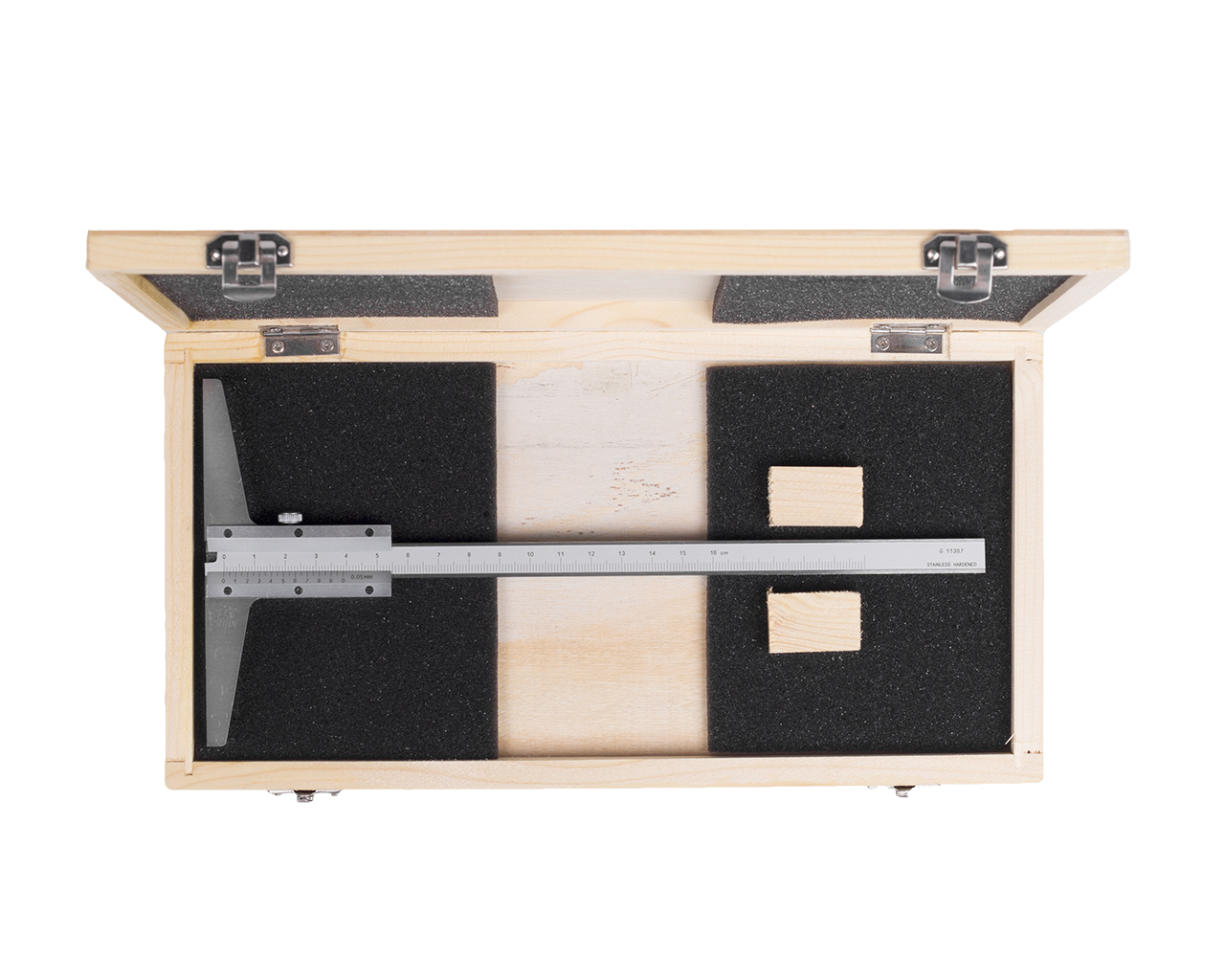 Штангенглубиномер ШГ -250-0.05 SHAN с калибровкой