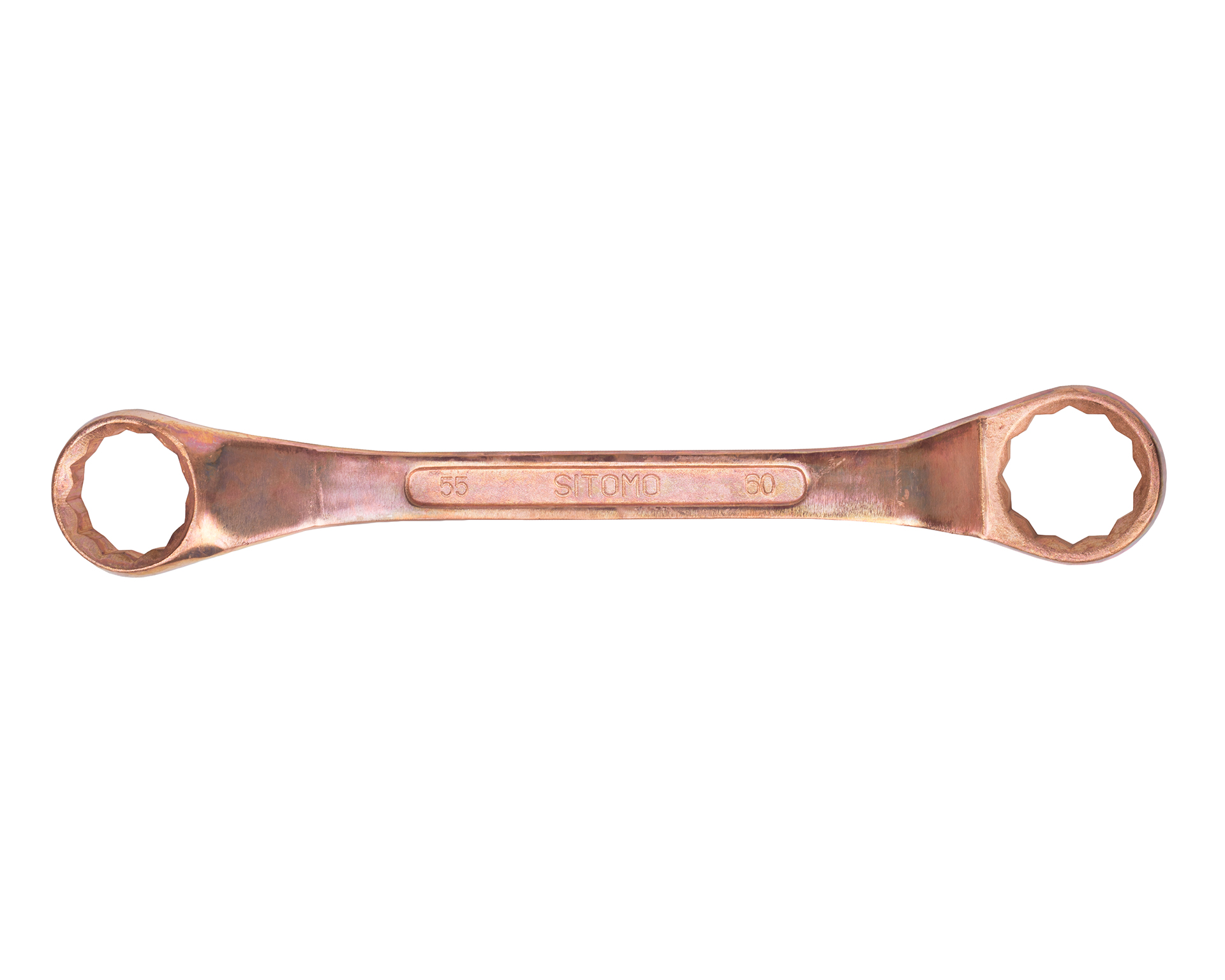 Ключ накидной двусторонний 50х55 мм омеднение SITOMO