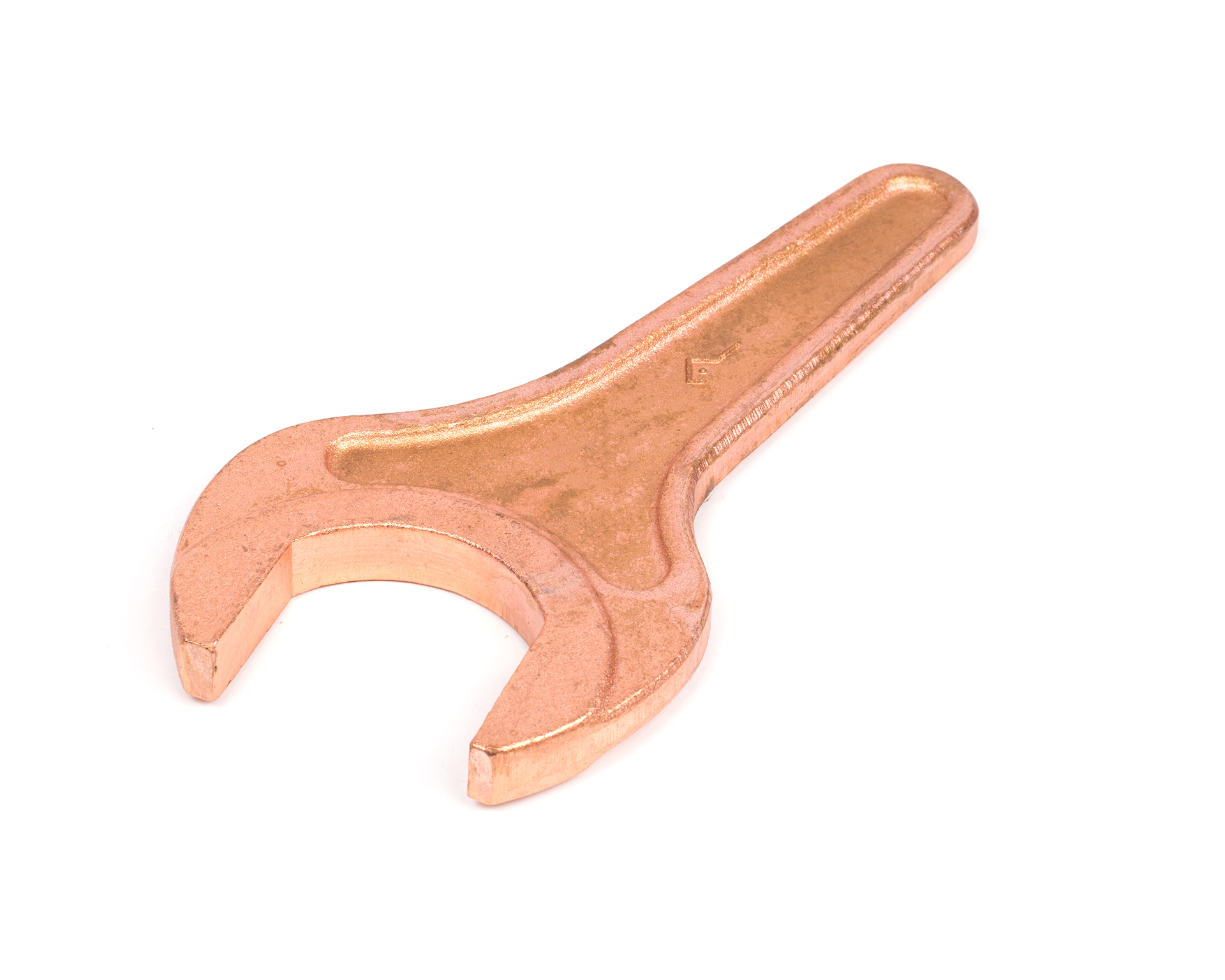 Ключ гаечный рожковый односторонний 85 мм омеднение