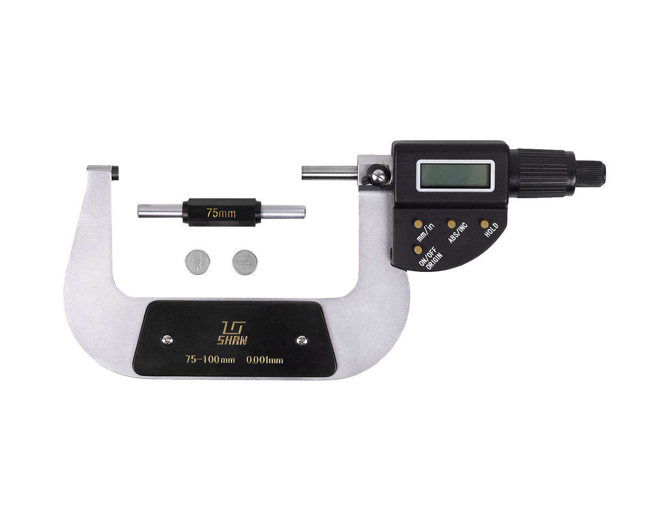 Микрометр электронный цифровой МКЦ-100 0.001 SHAN с калибровкой