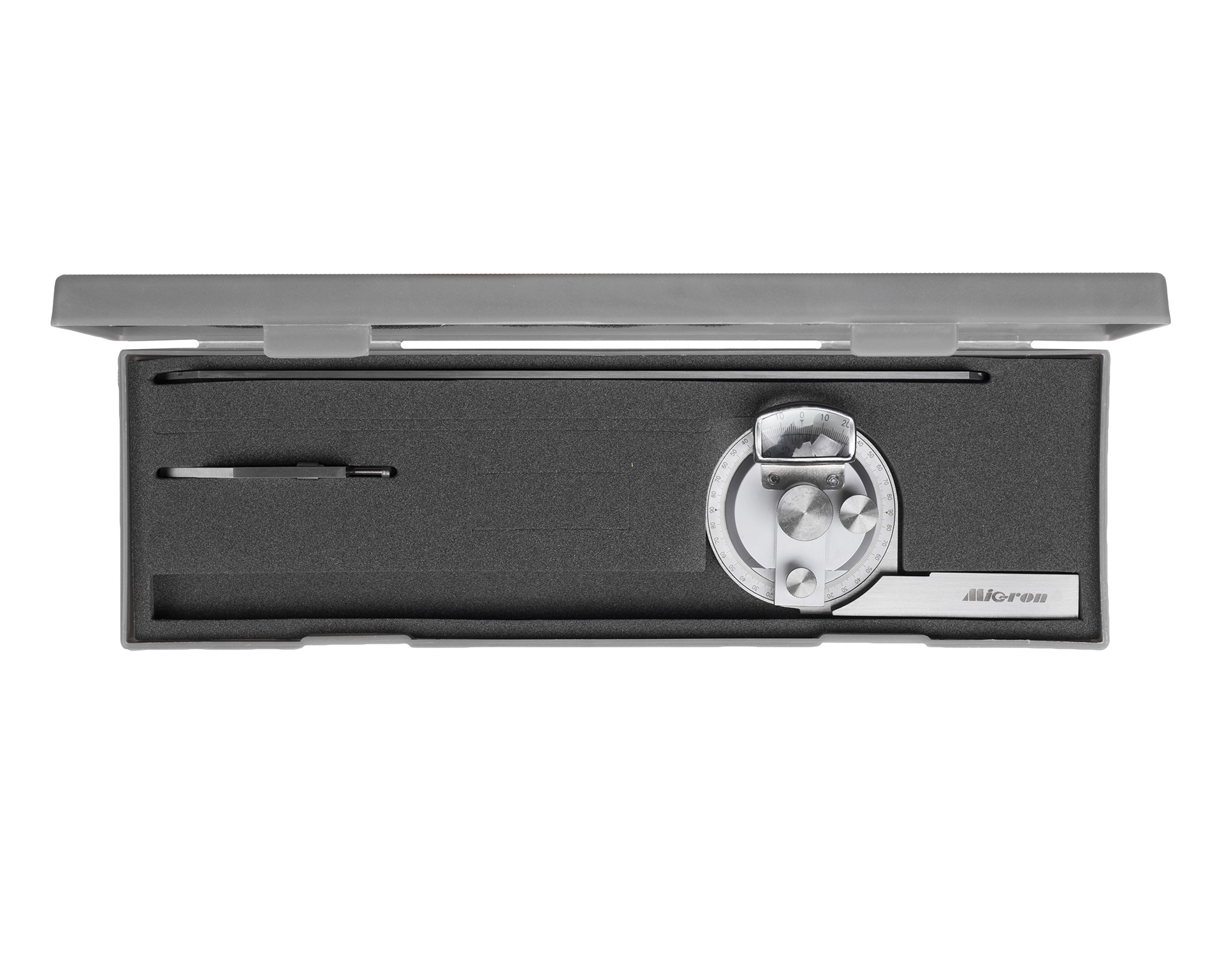 Угломер нониусный 0-360° 5' (300мм) с лупой Микрон