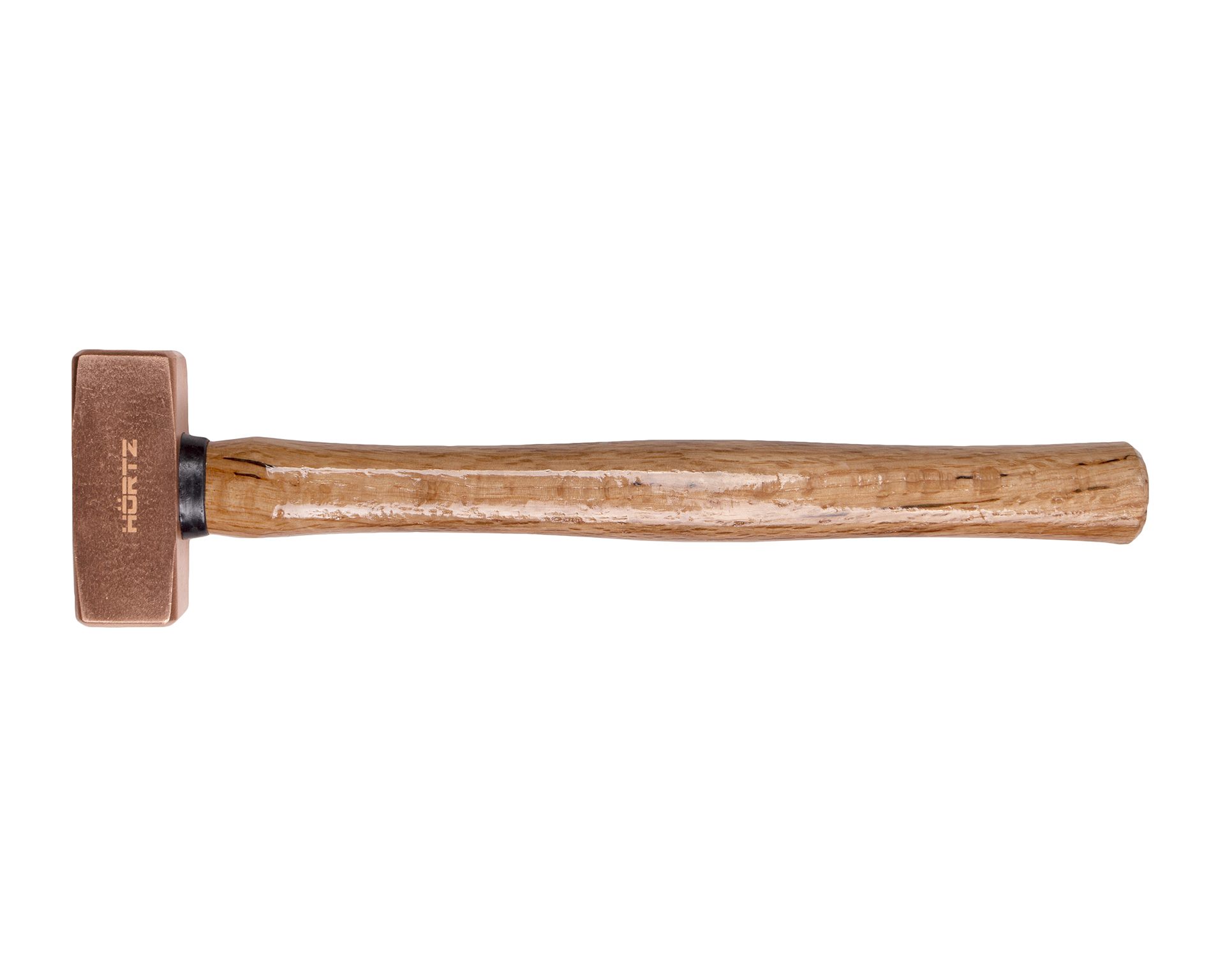 Кувалда 0,5 кг медная с деревянной ручкой HORTZ