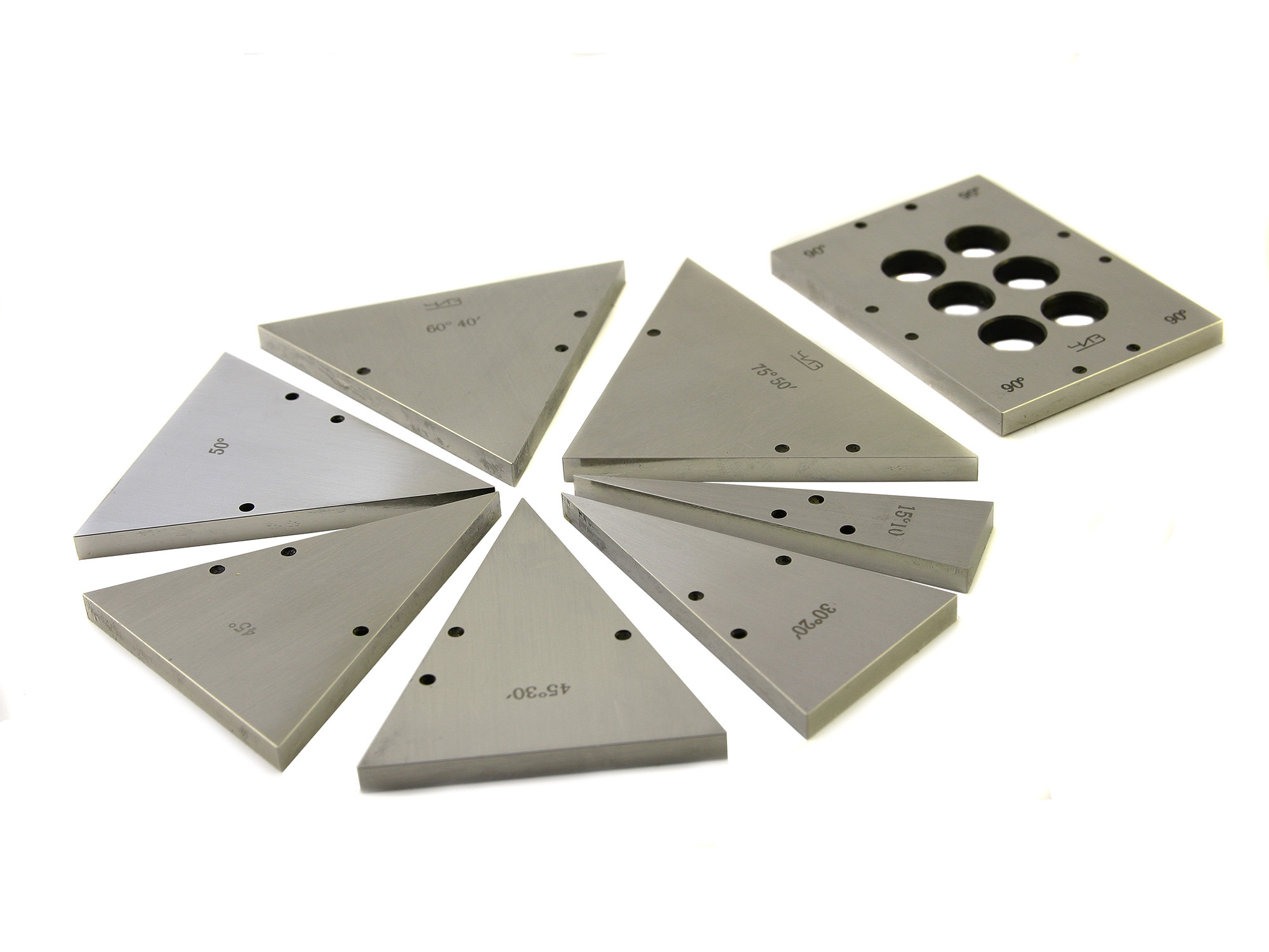 Набор мер плоского угла призматических N4-2 (8шт) ЧИЗ