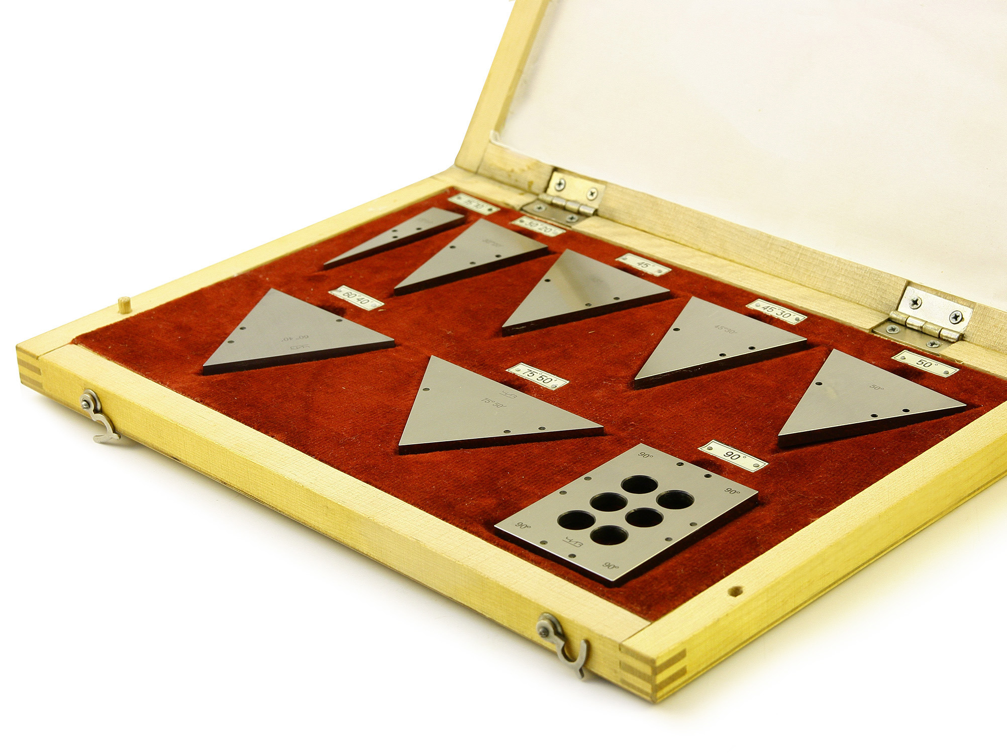 Набор мер плоского угла призматических N4-2 (8шт) ЧИЗ